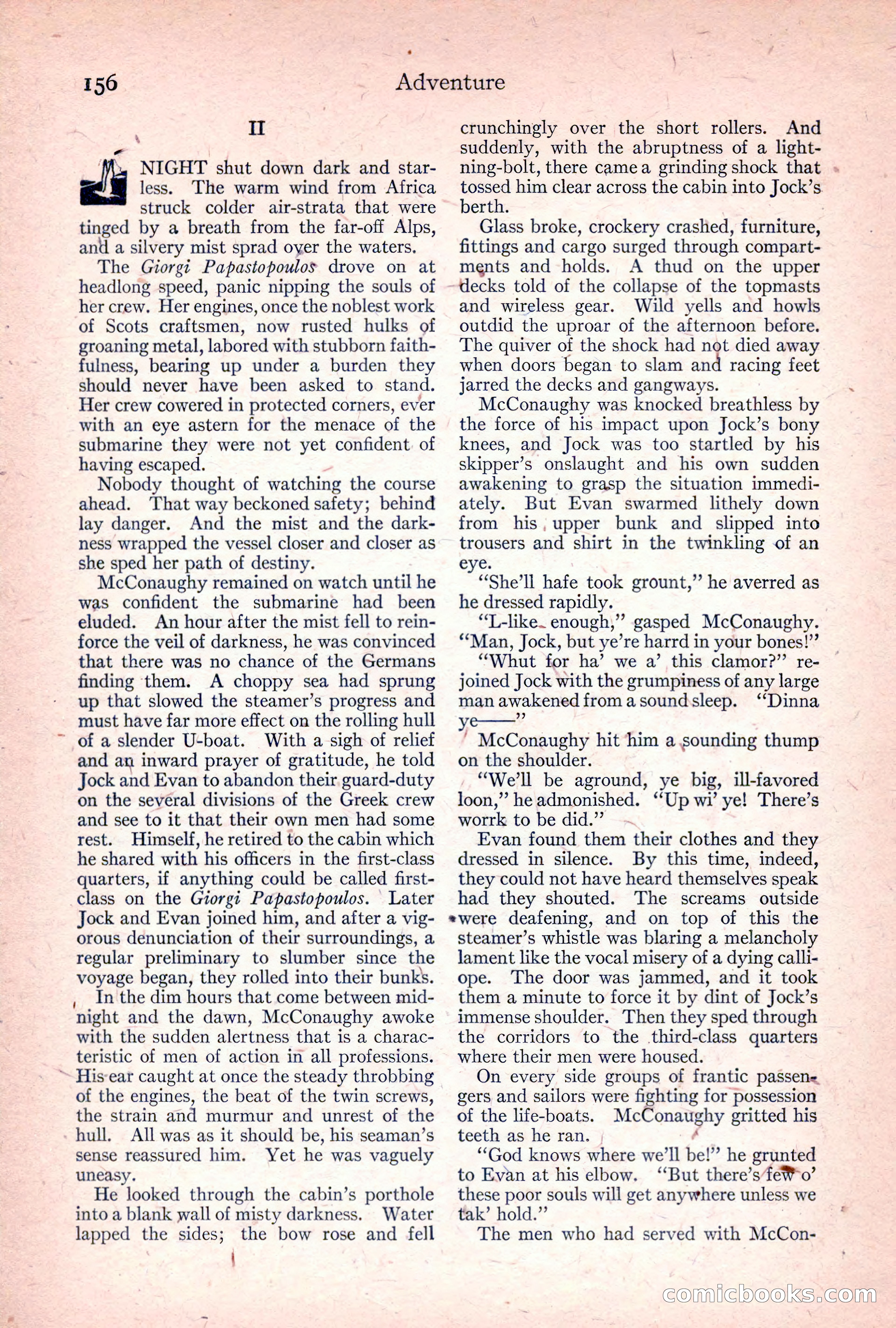 Adventure Magazine, April 1917 — page 158 of 196