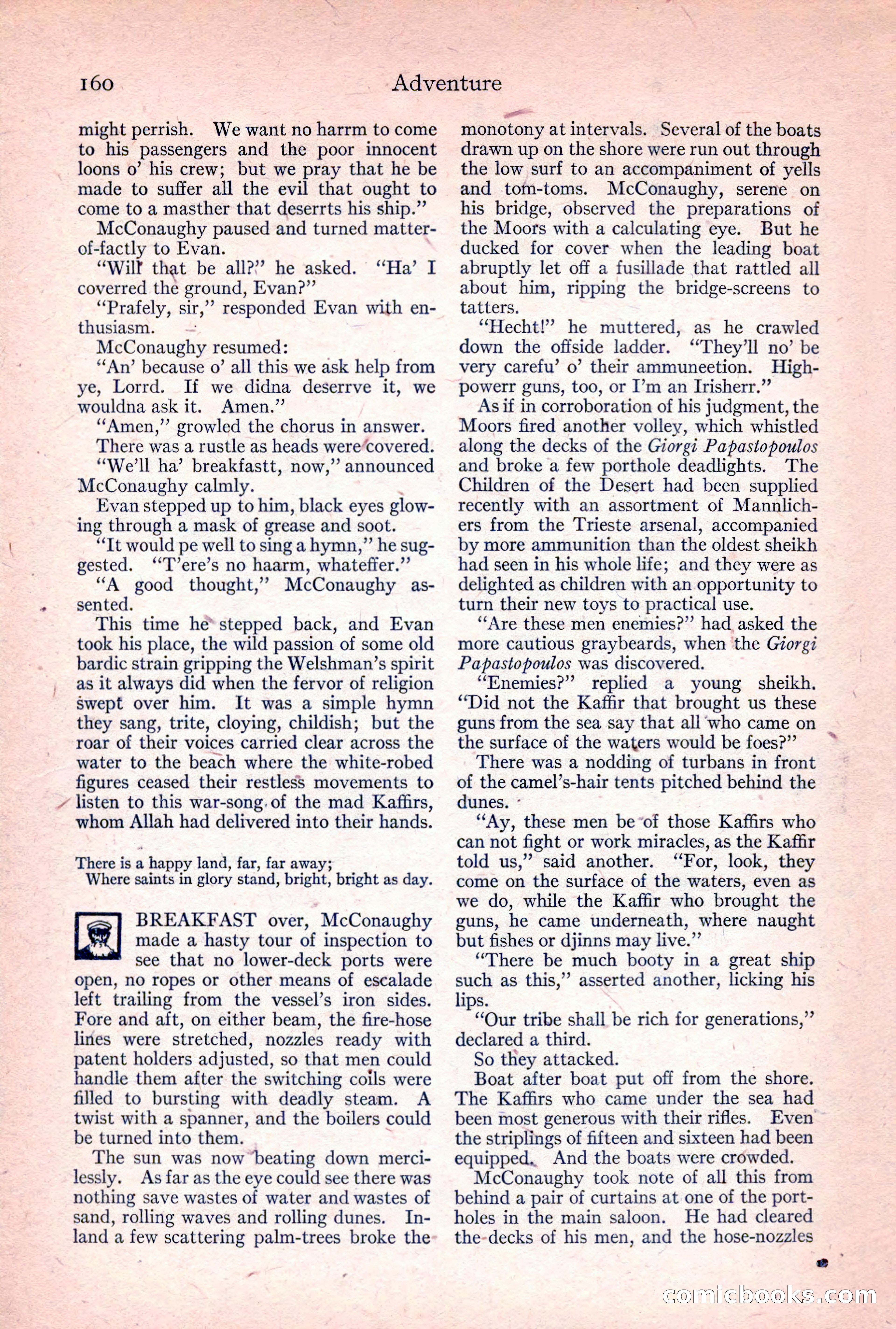 Adventure Magazine, April 1917 — page 162 of 196