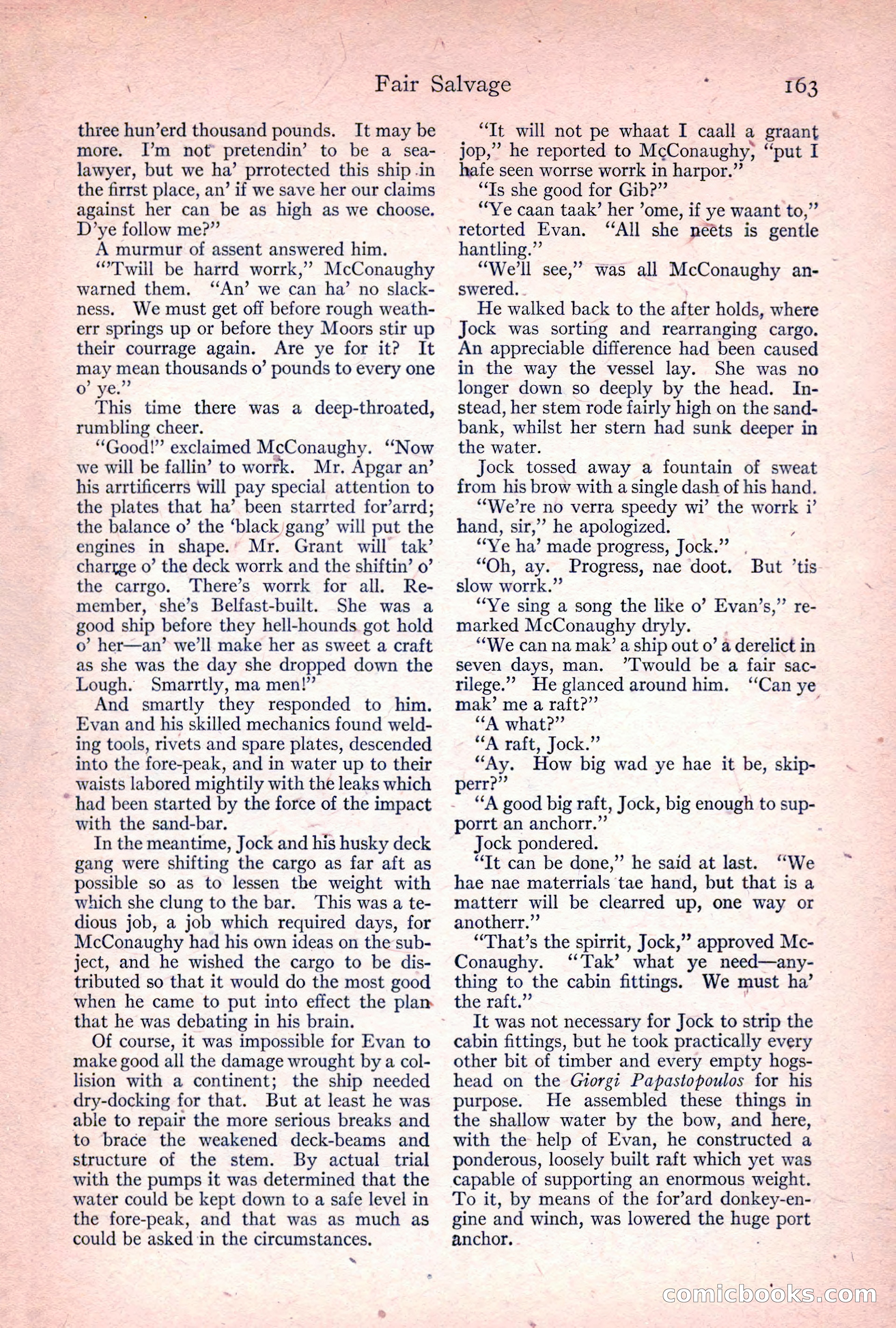 Adventure Magazine, April 1917 — page 165 of 196
