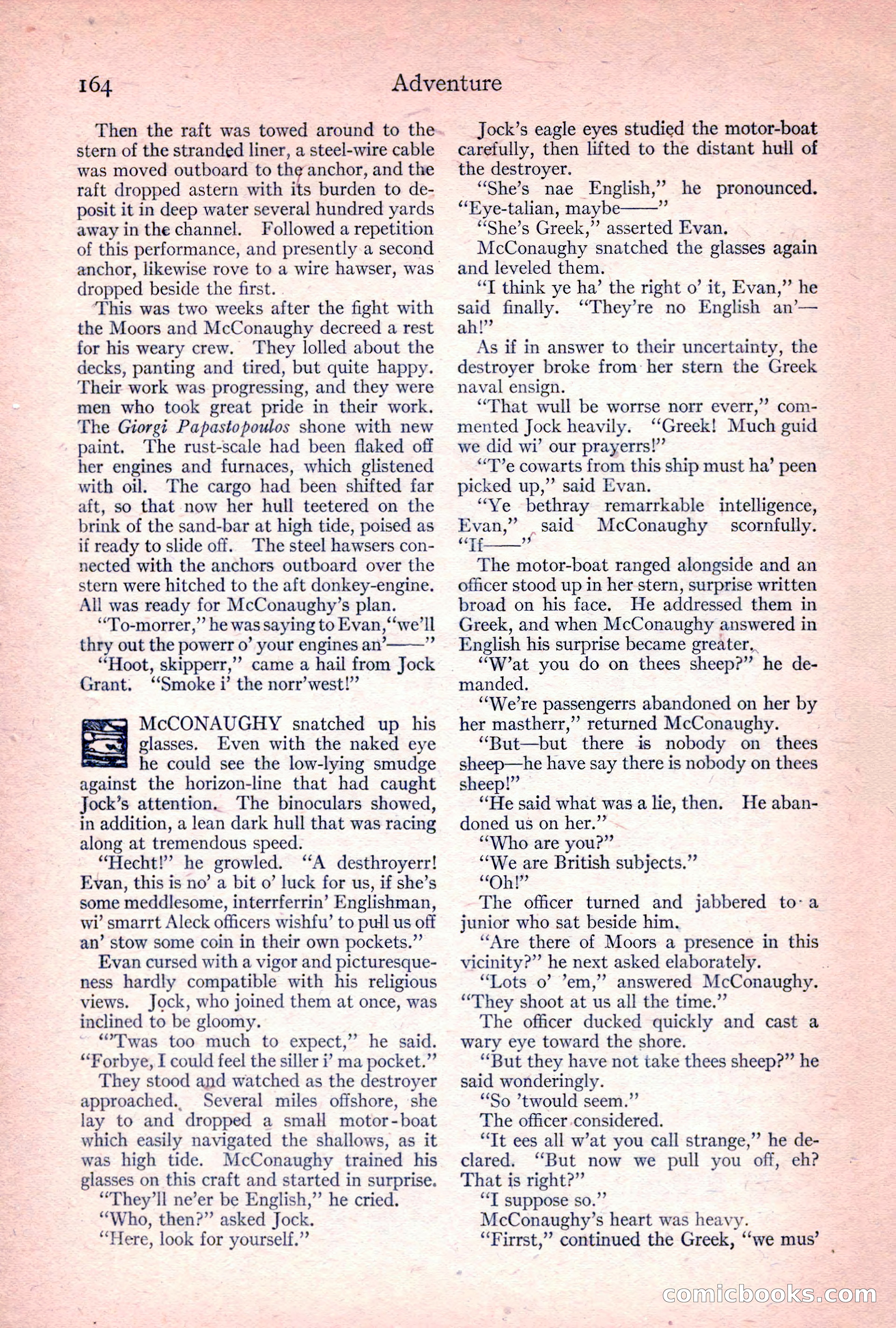 Adventure Magazine, April 1917 — page 166 of 196