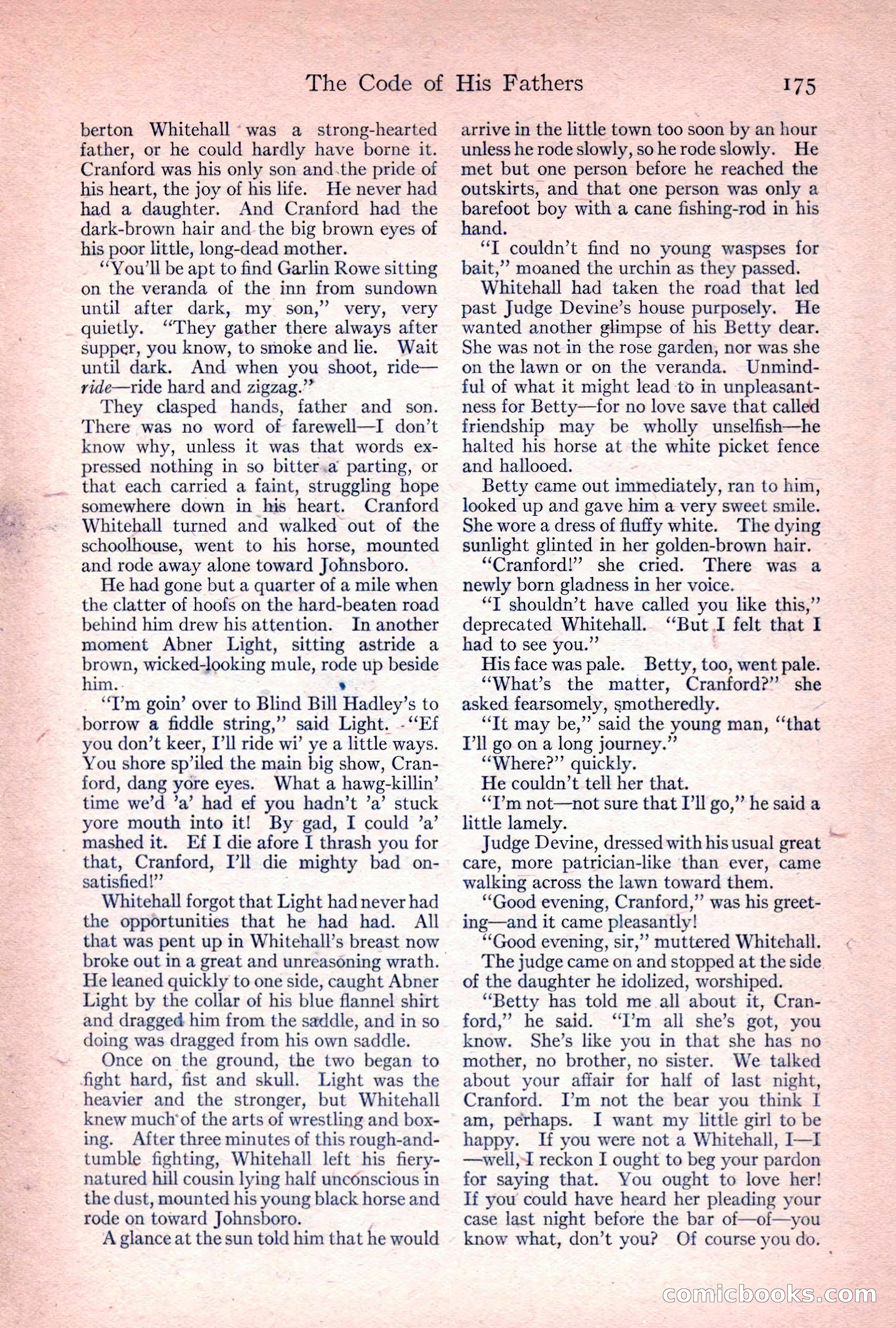 Adventure Magazine, April 1917 — page 177 of 196