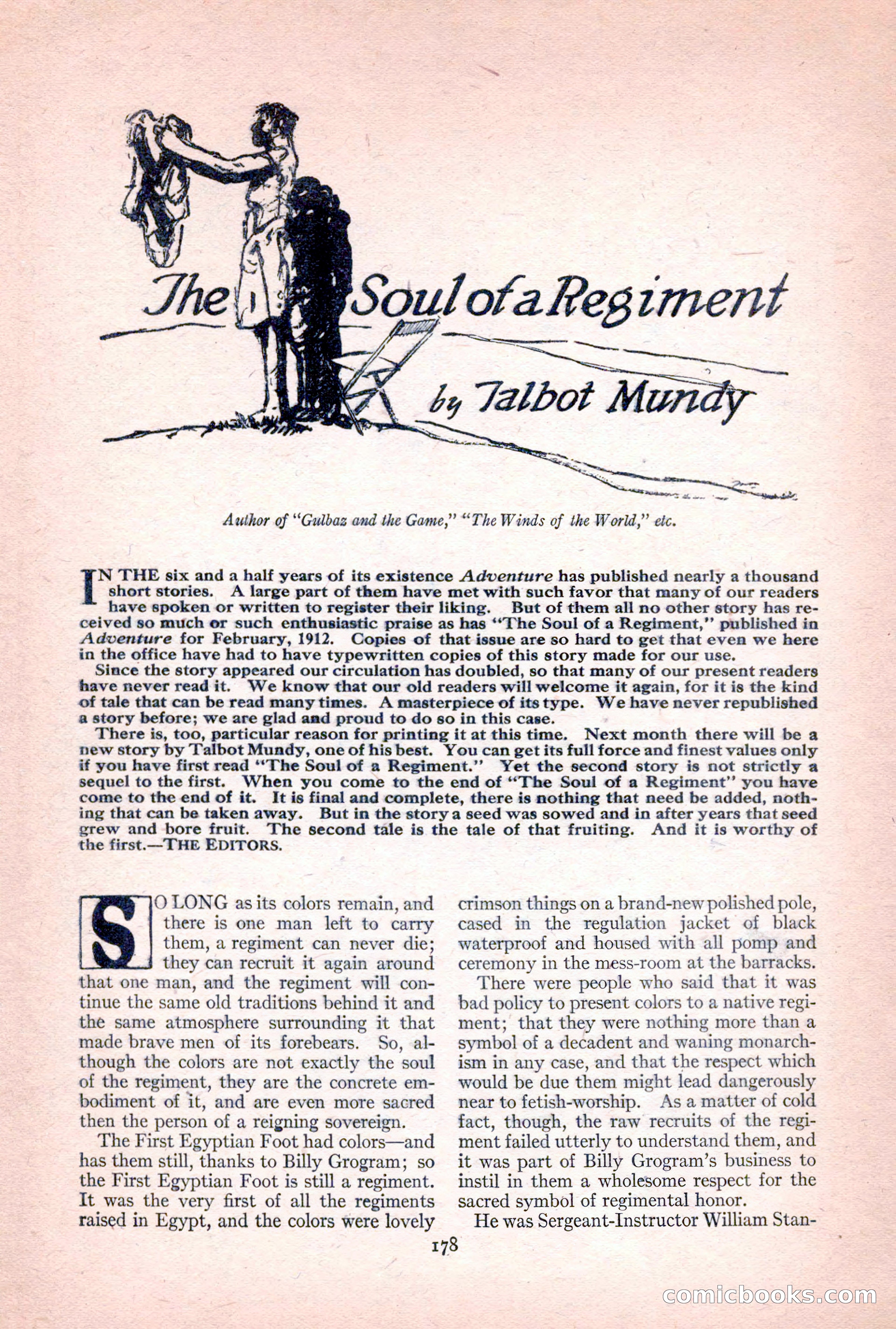 Adventure Magazine, April 1917 — page 180 of 196