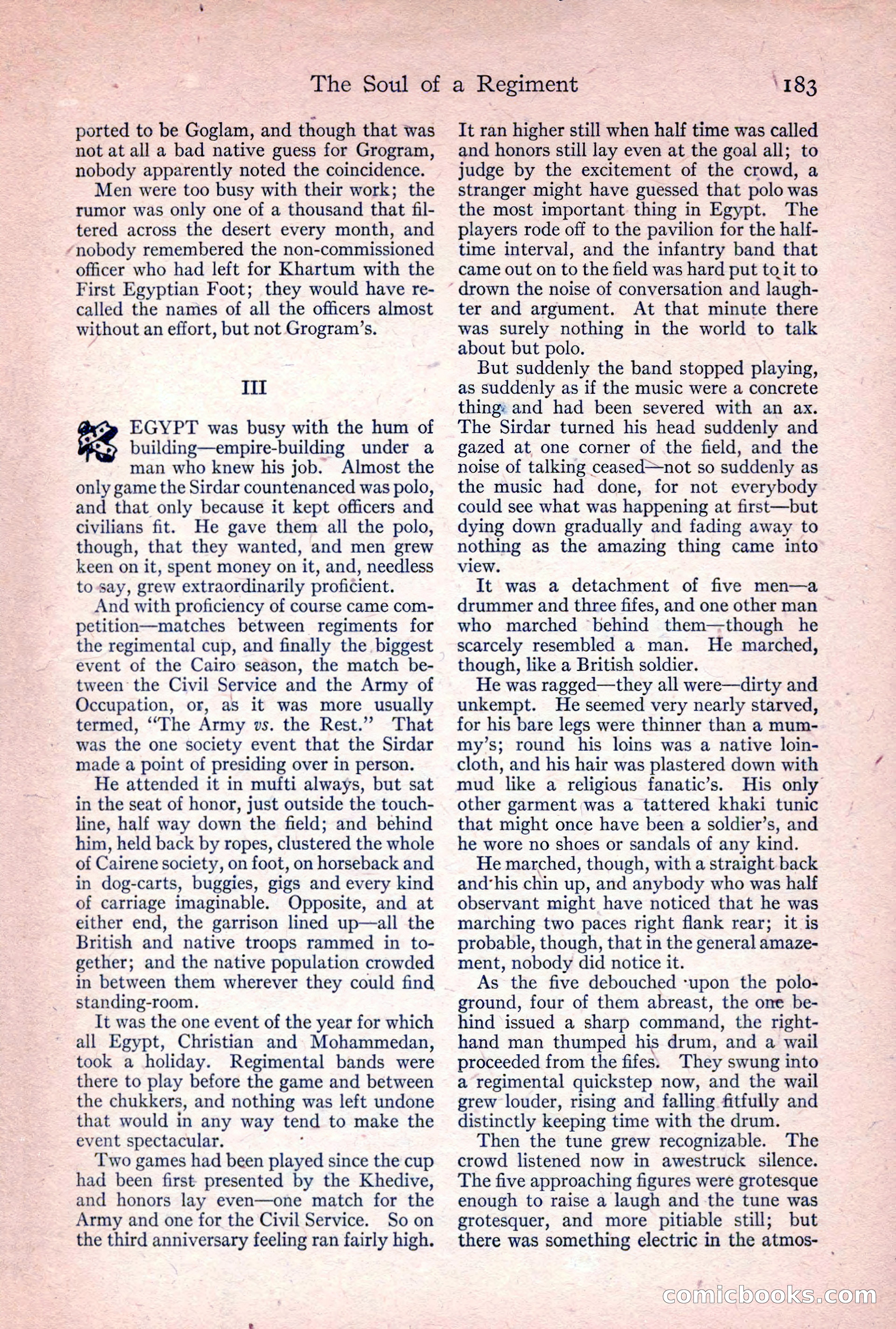 Adventure Magazine, April 1917 — page 185 of 196