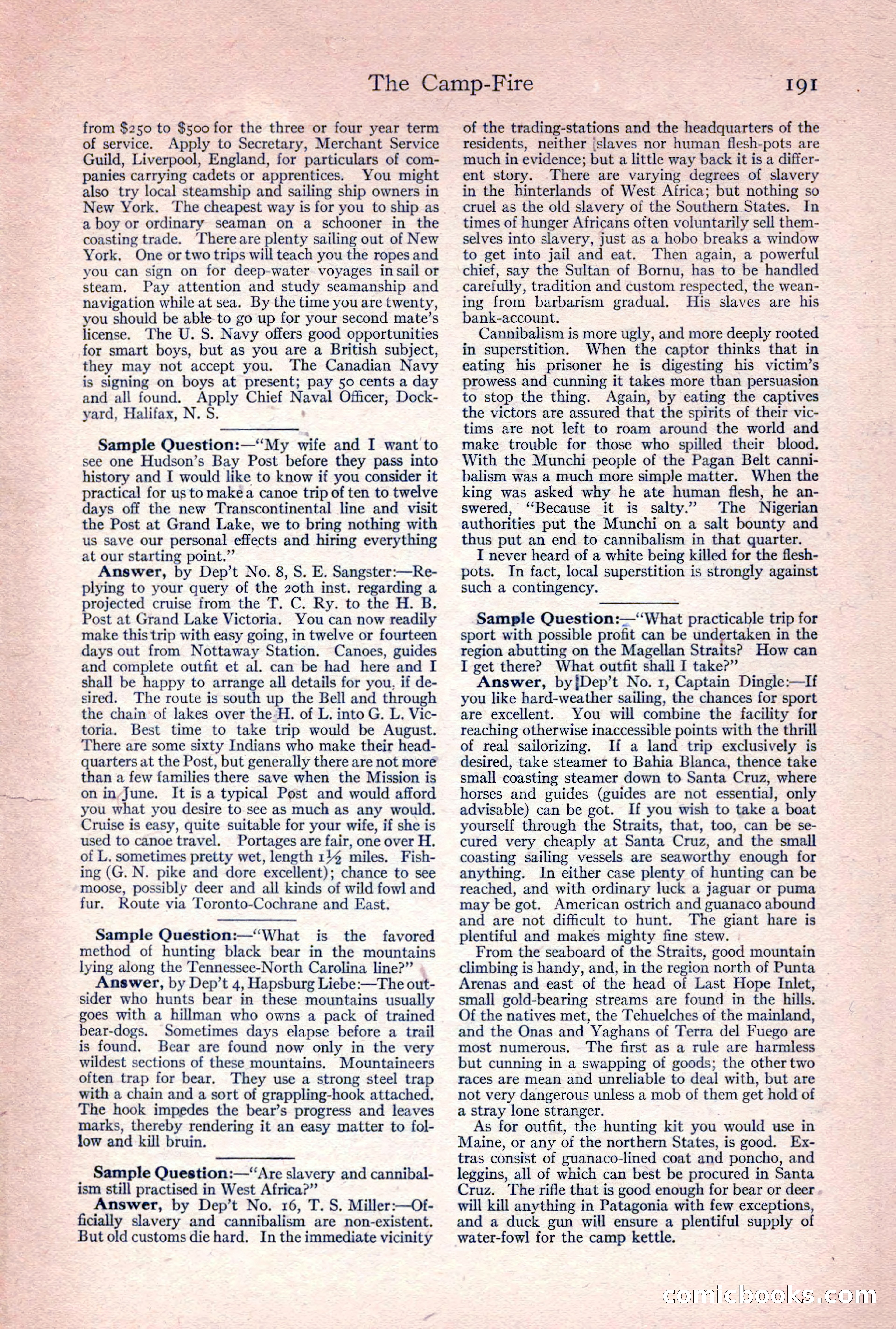 Adventure Magazine, April 1917 — page 193 of 196