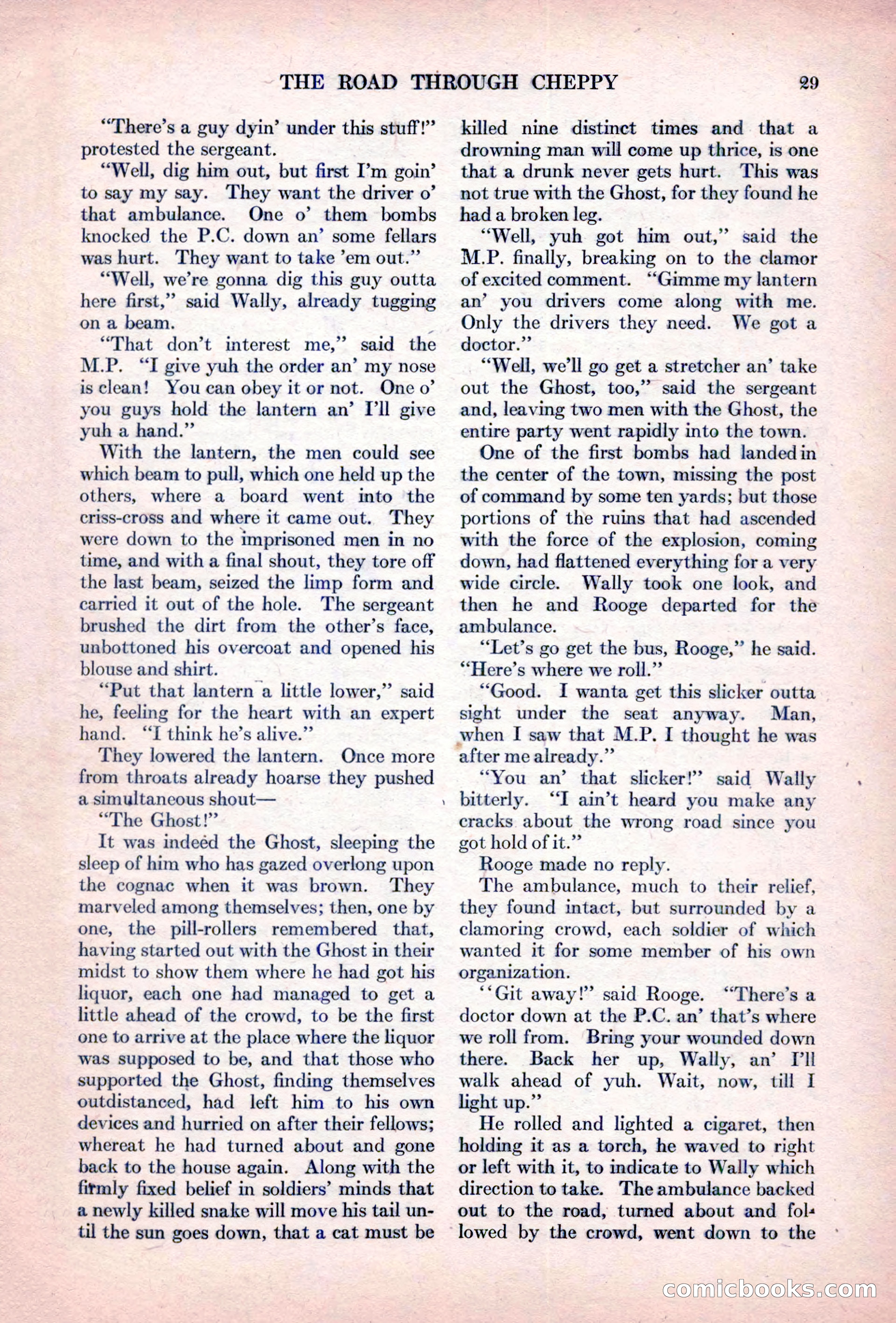 Adventure Magazine, October 15, 1927 — page 31 of 196