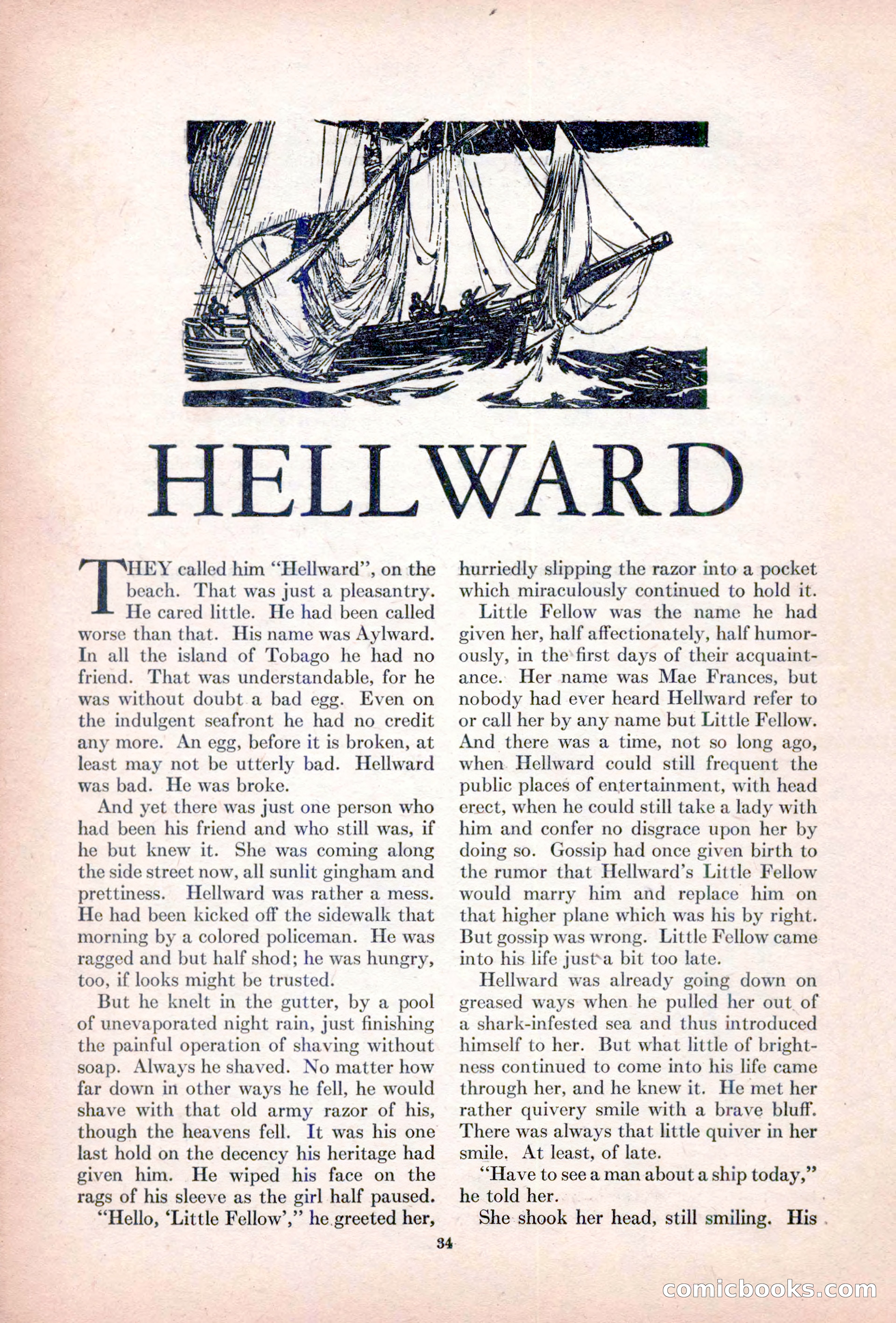 Adventure Magazine, October 15, 1927 — page 36 of 196