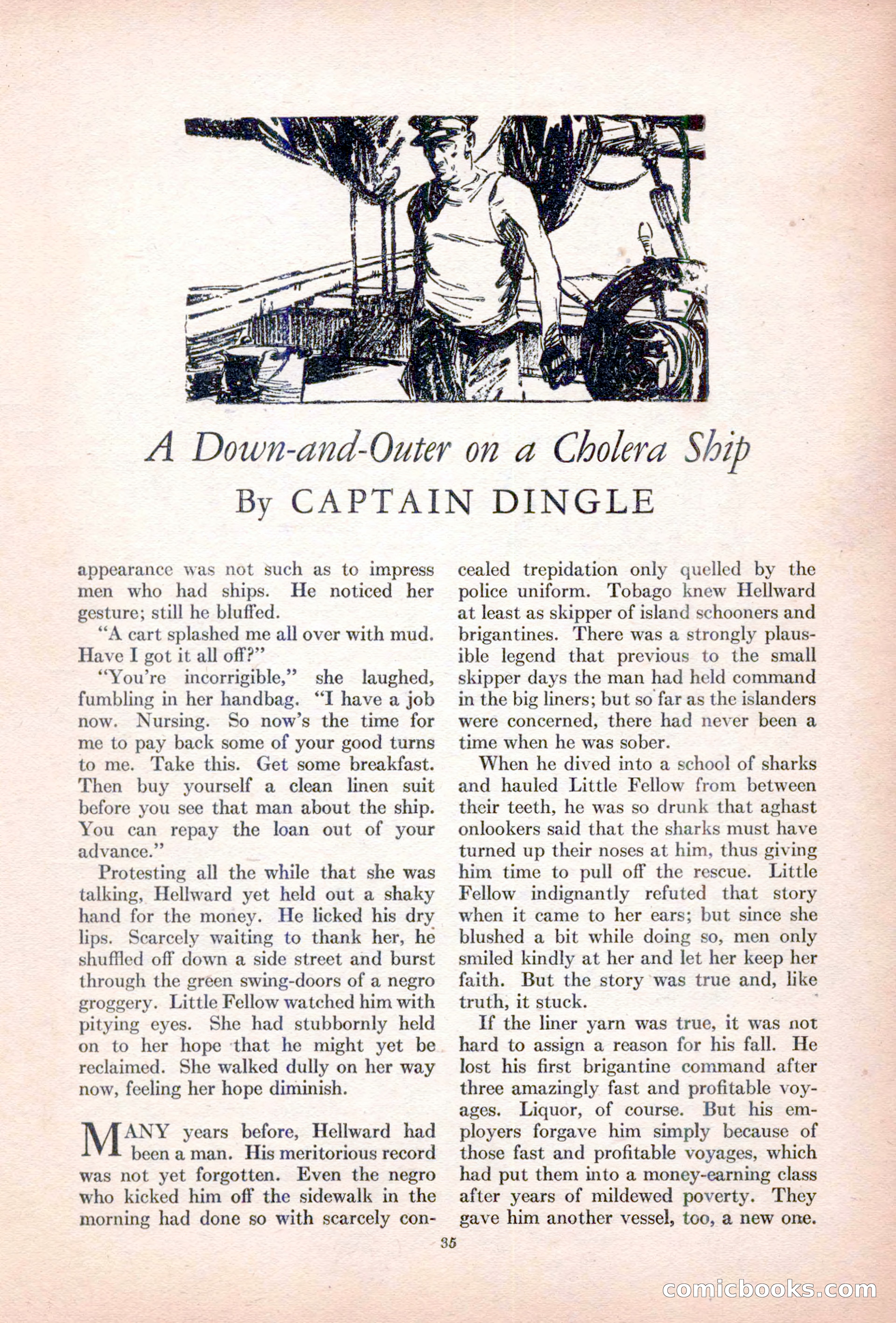 Adventure Magazine, October 15, 1927 — page 37 of 196