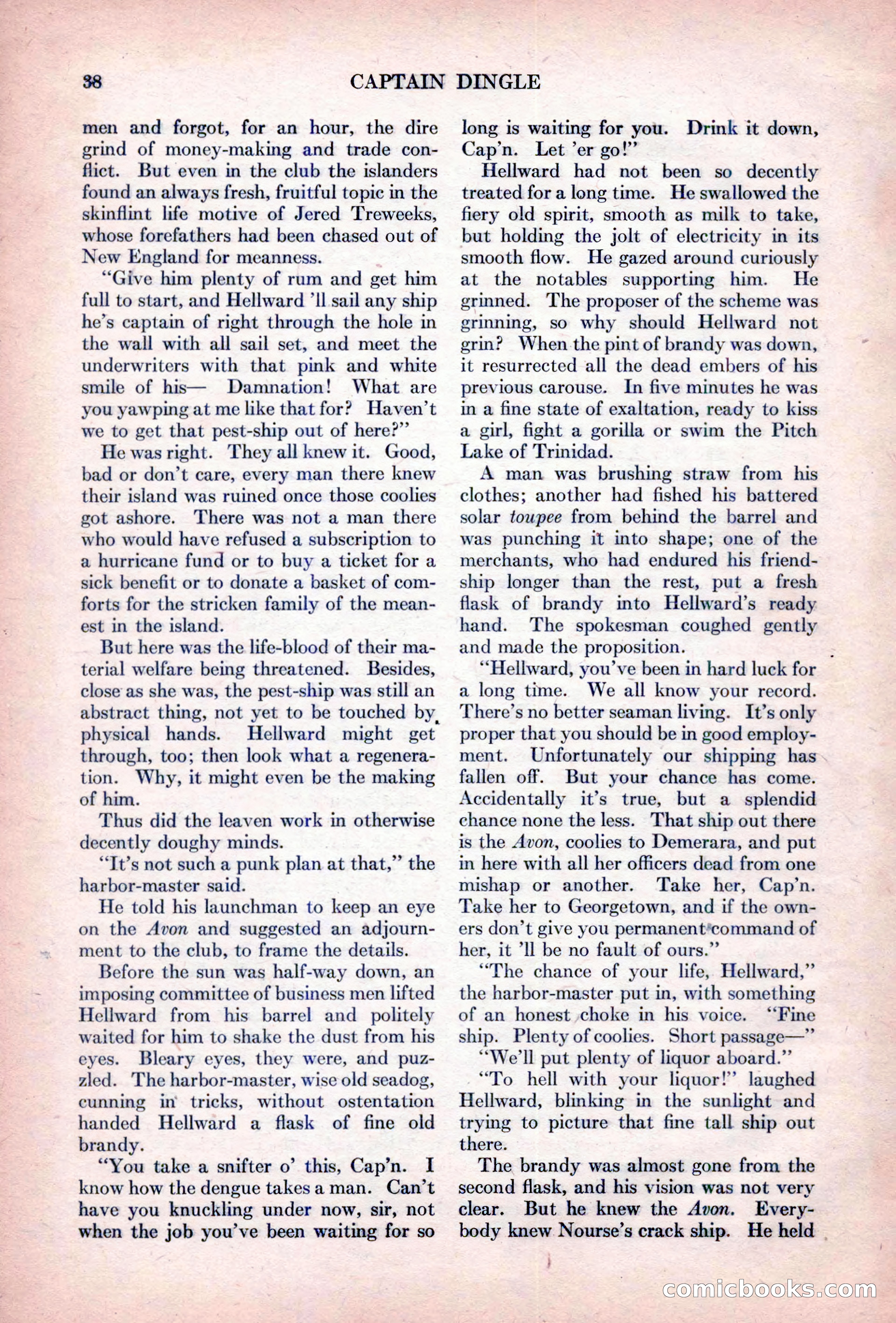 Adventure Magazine, October 15, 1927 — page 40 of 196