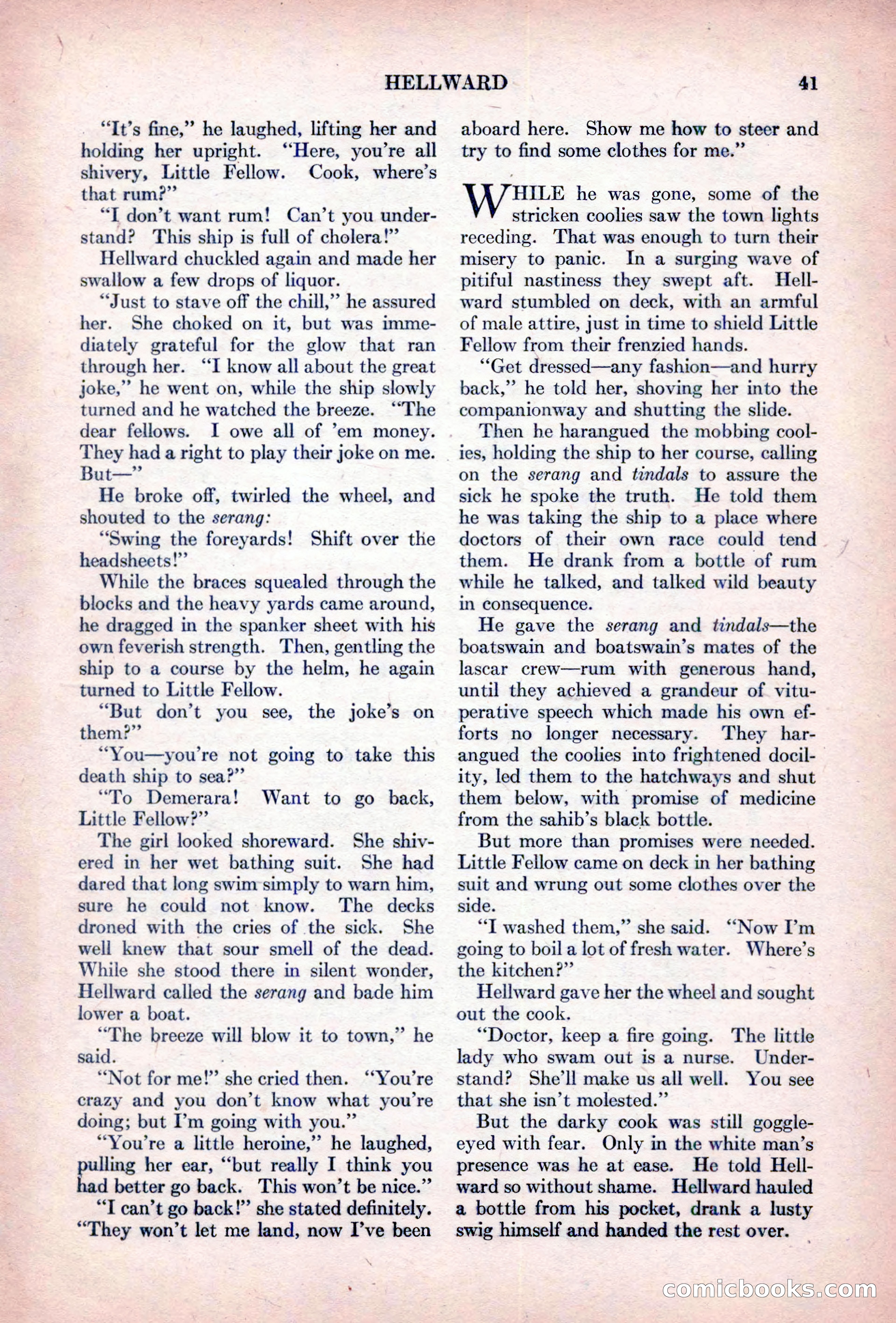 Adventure Magazine, October 15, 1927 — page 43 of 196