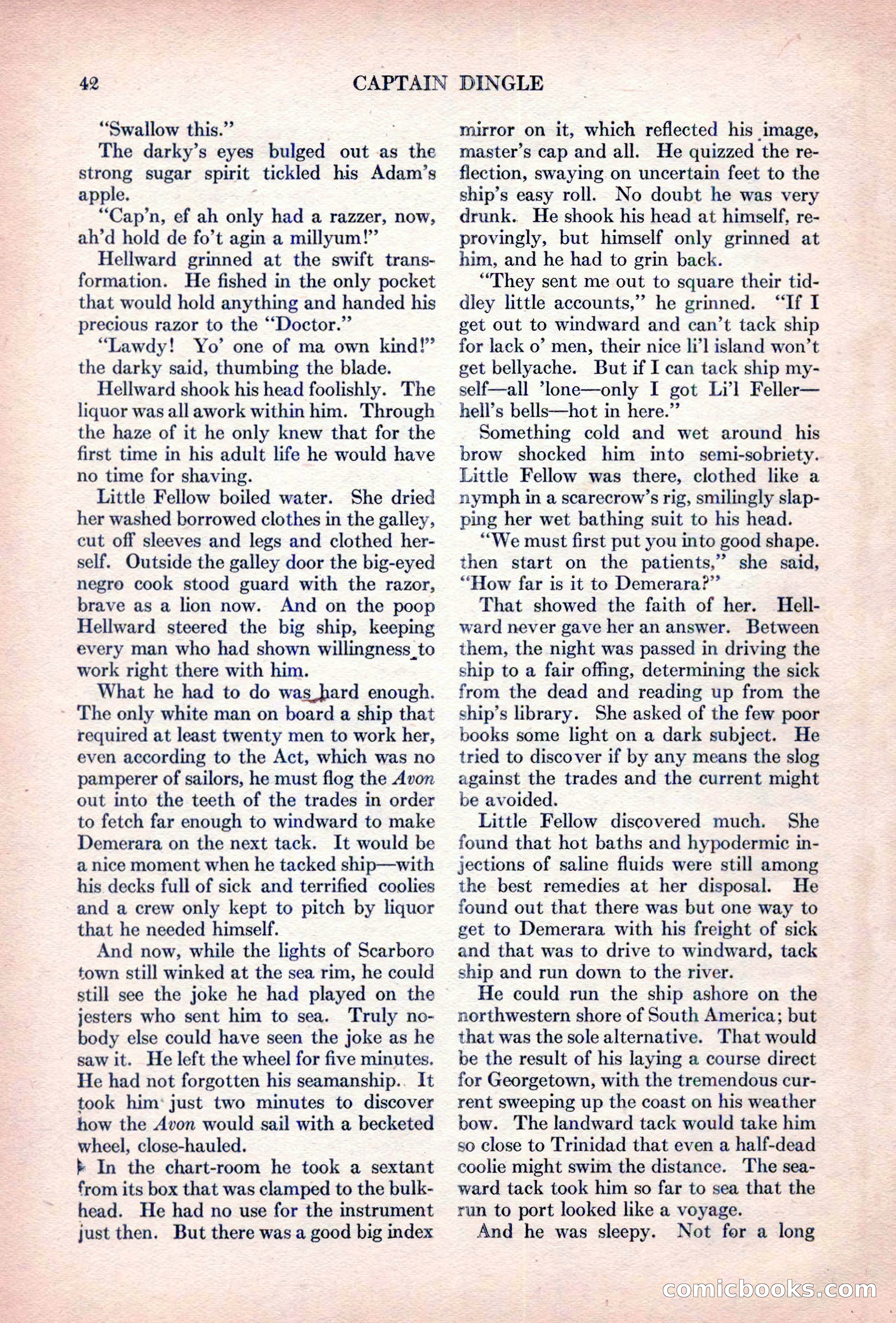 Adventure Magazine, October 15, 1927 — page 44 of 196