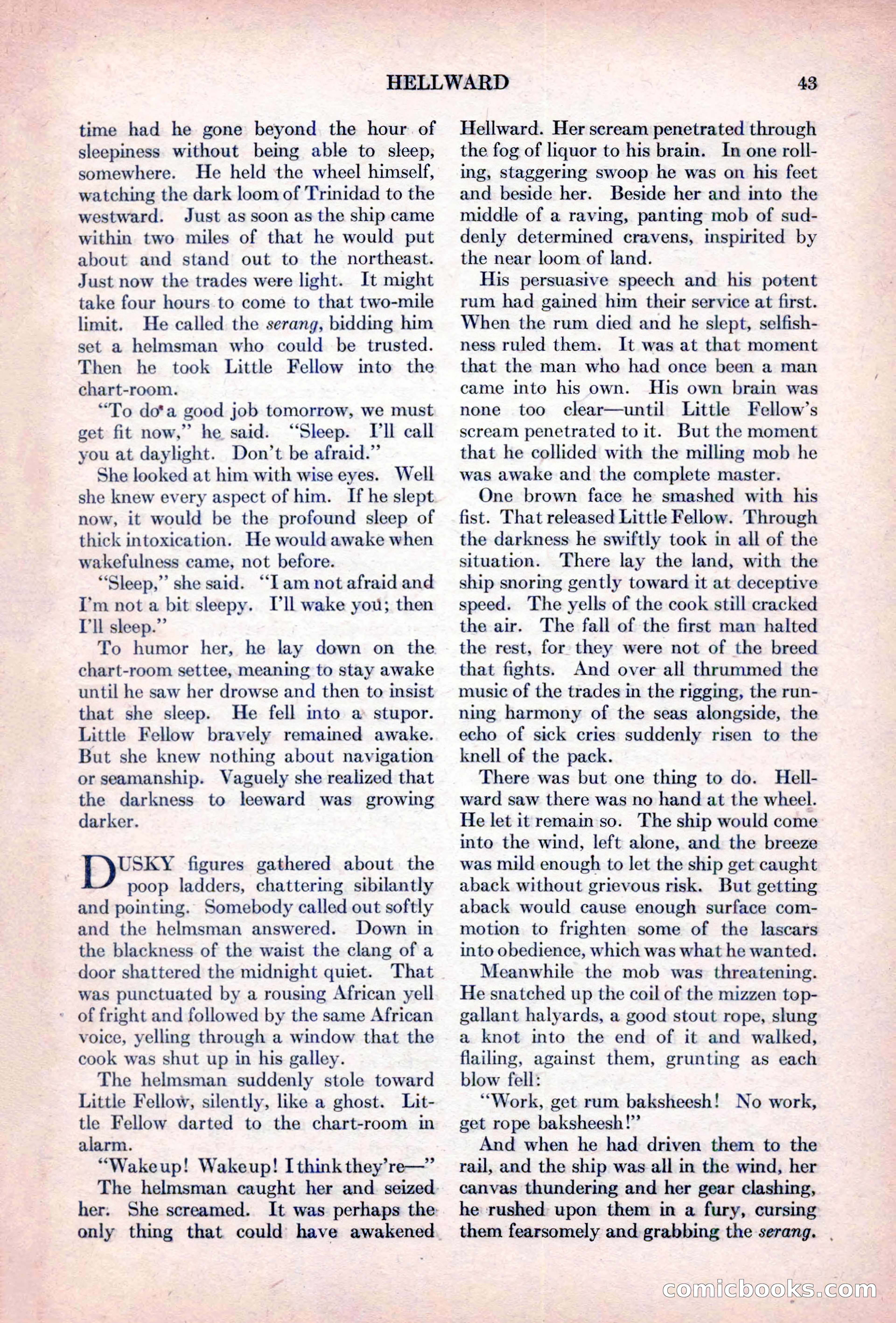 Adventure Magazine, October 15, 1927 — page 45 of 196