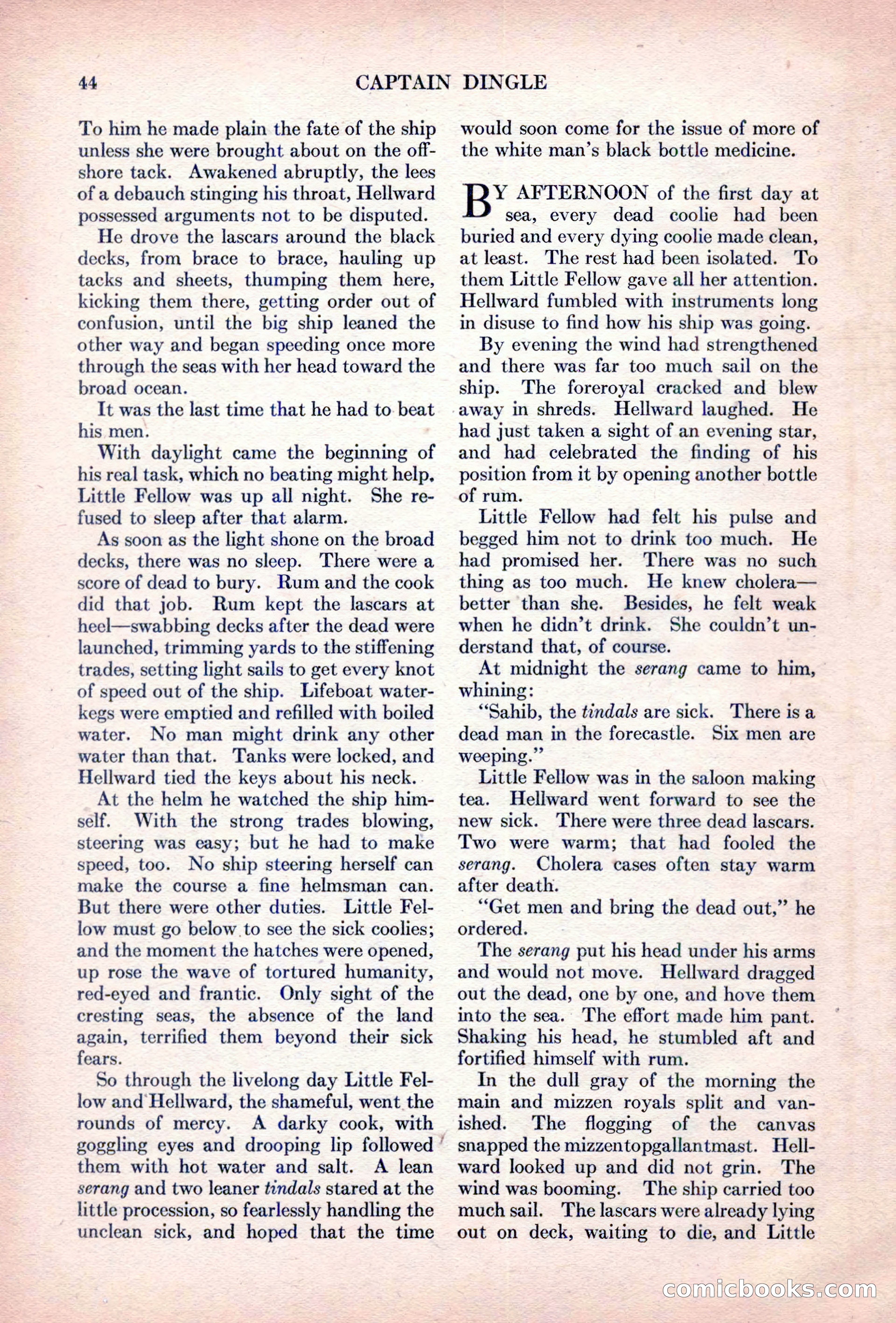 Adventure Magazine, October 15, 1927 — page 46 of 196