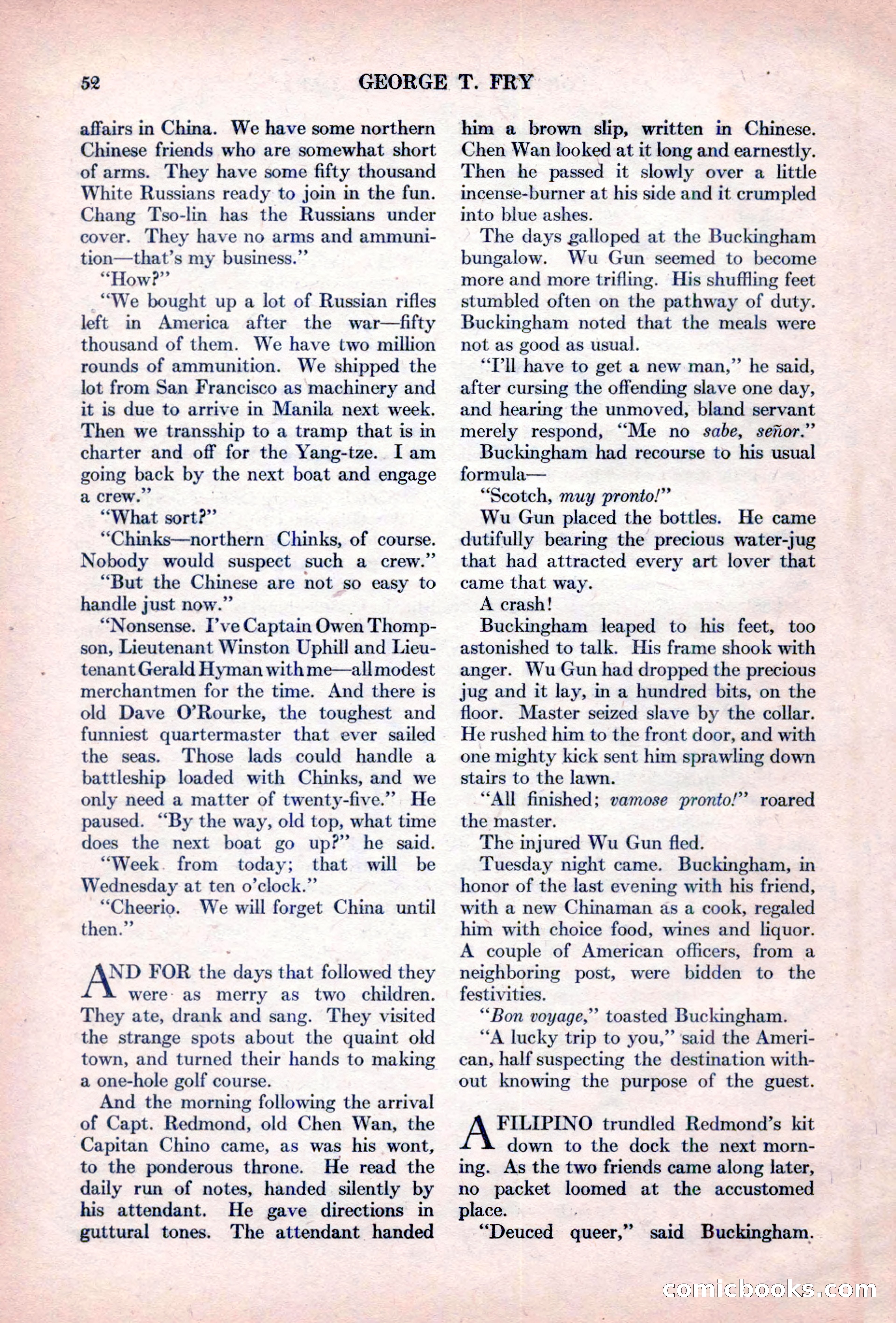 Adventure Magazine, October 15, 1927 — page 54 of 196