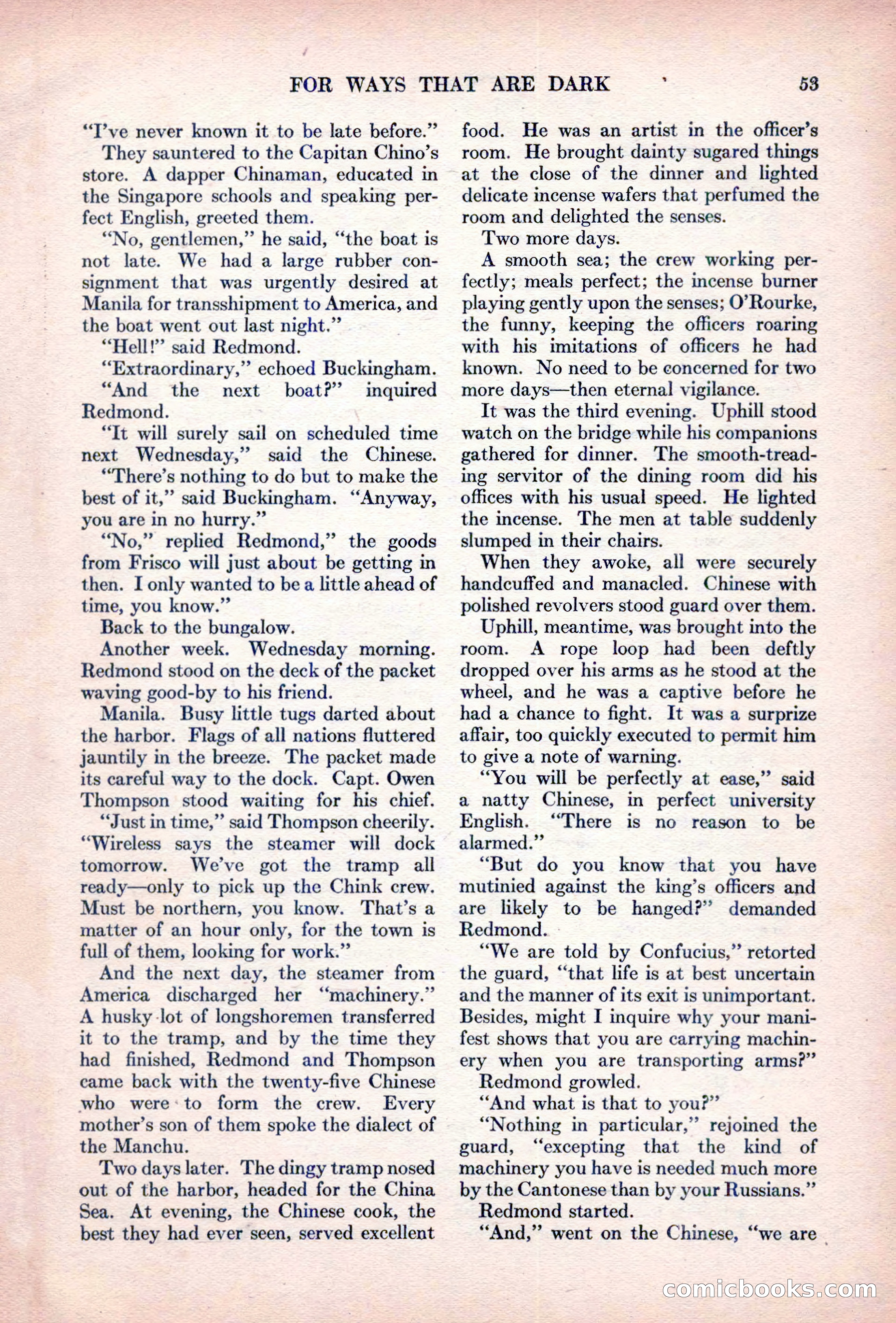 Adventure Magazine, October 15, 1927 — page 55 of 196