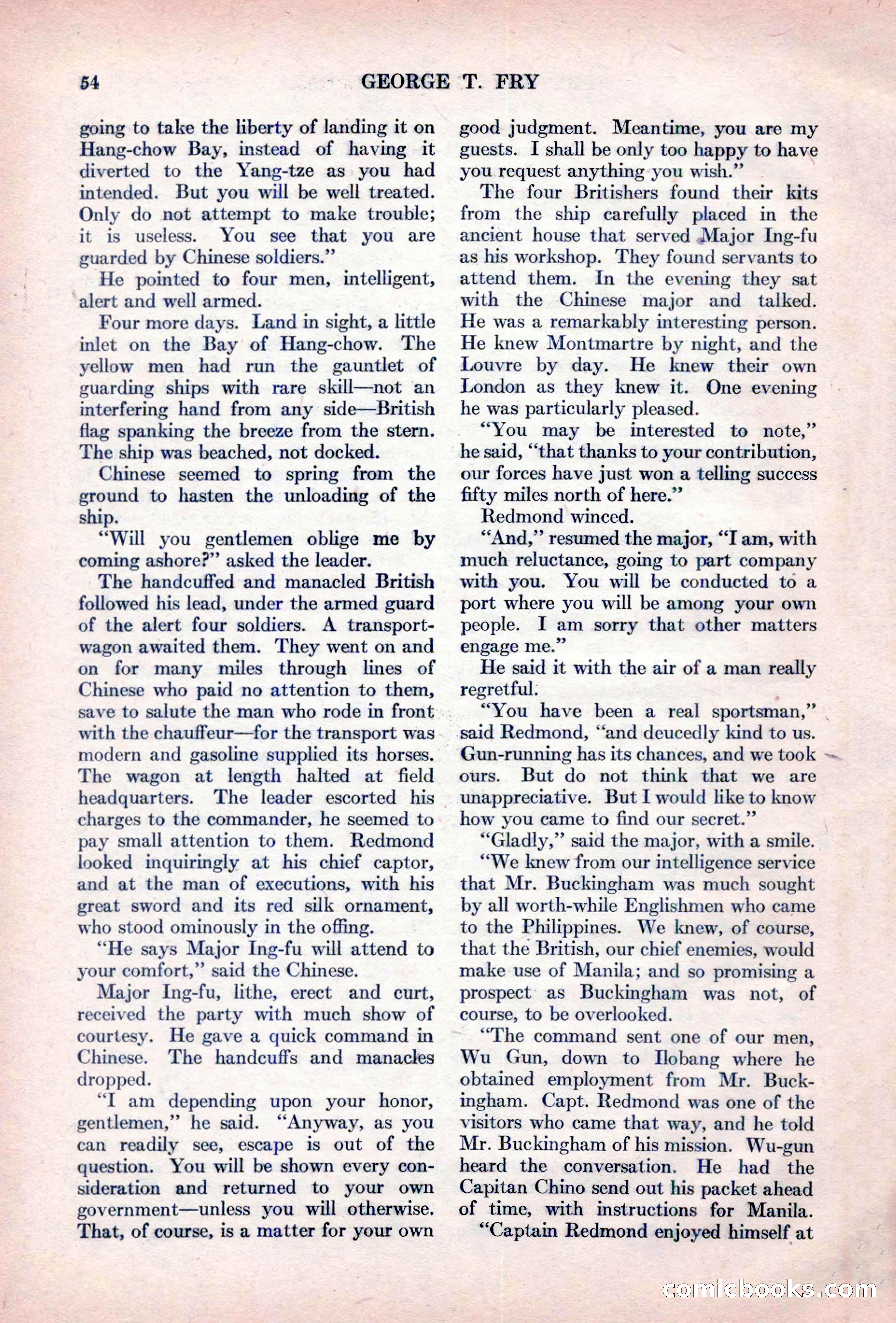 Adventure Magazine, October 15, 1927 — page 56 of 196