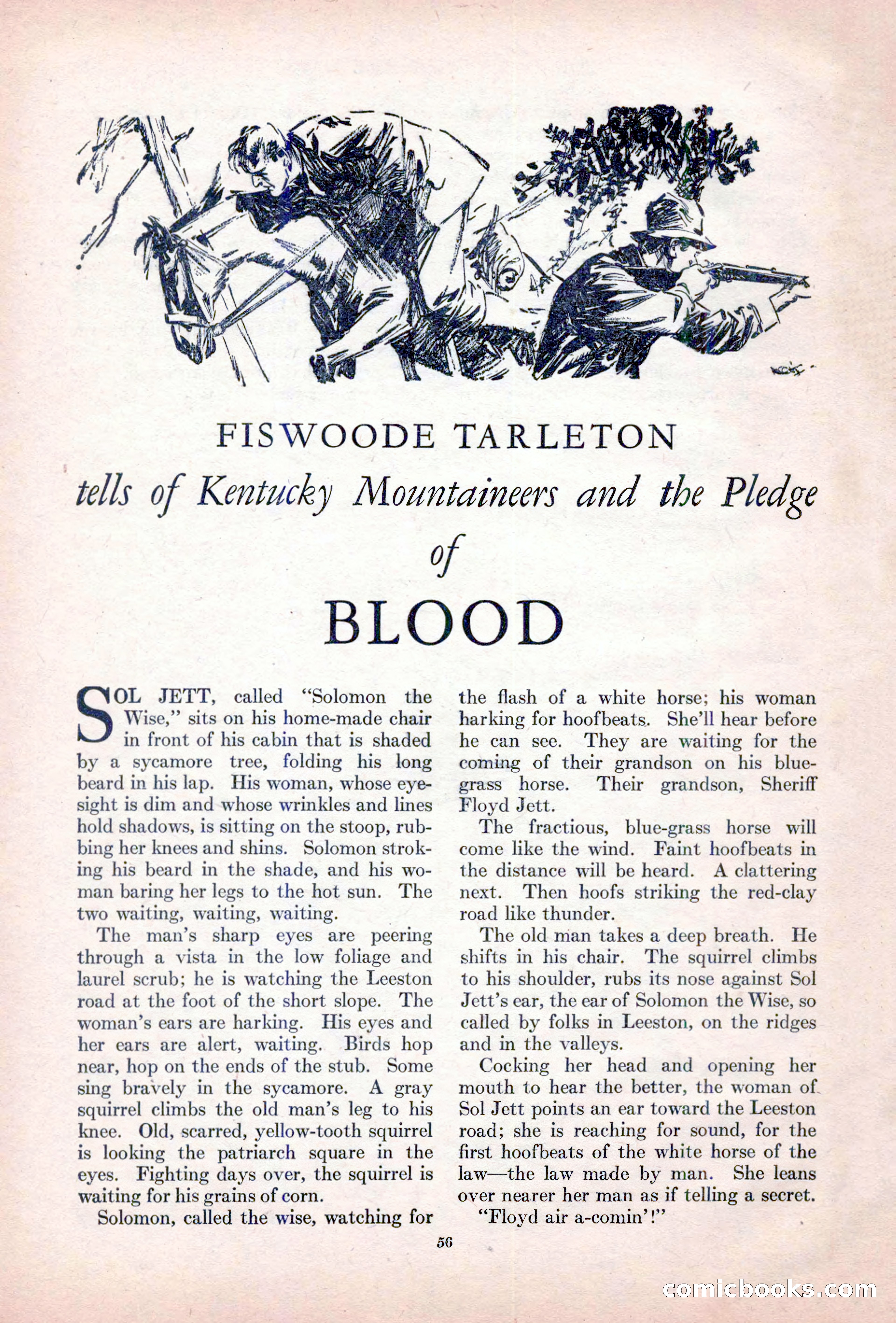 Adventure Magazine, October 15, 1927 — page 58 of 196