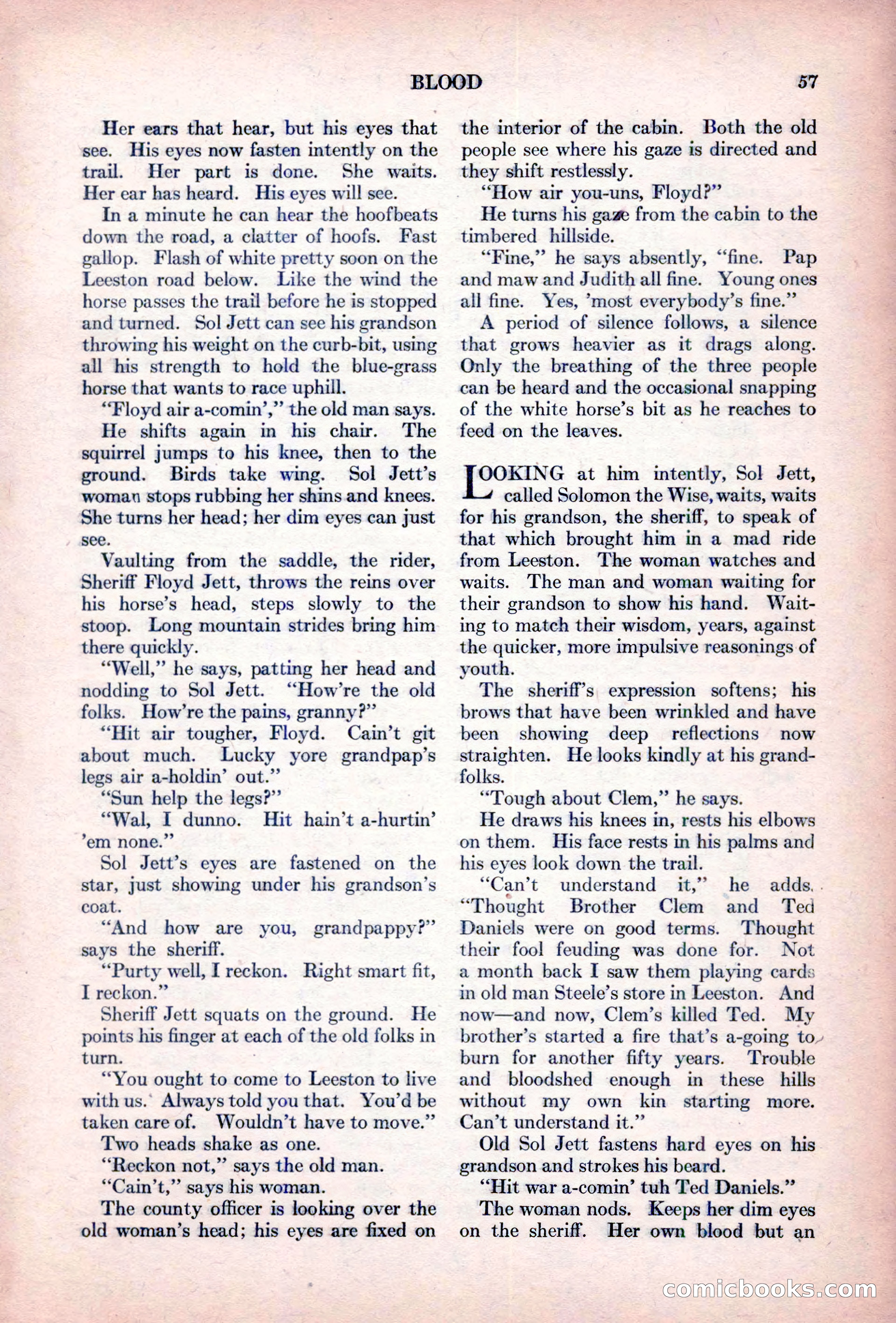Adventure Magazine, October 15, 1927 — page 59 of 196