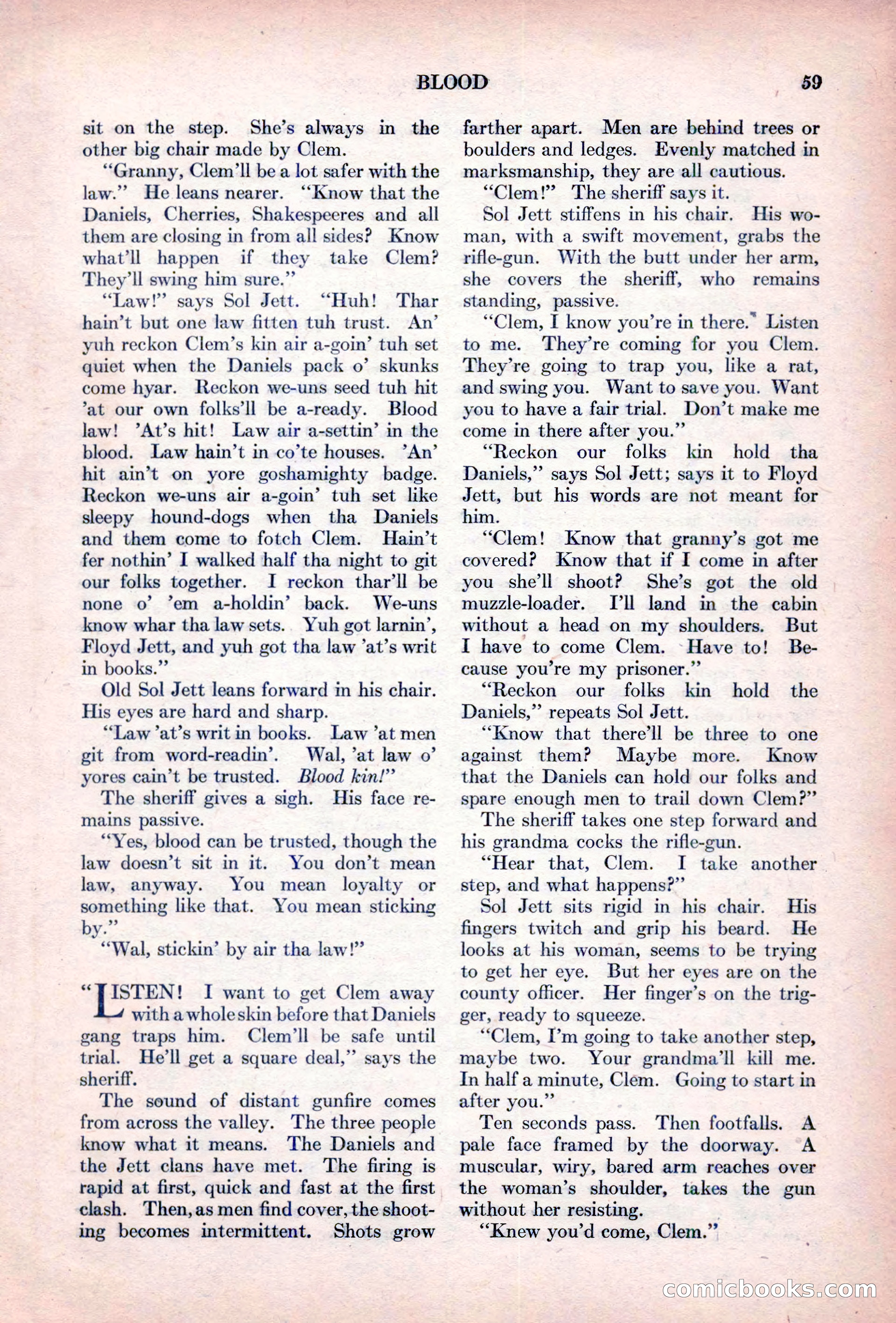 Adventure Magazine, October 15, 1927 — page 61 of 196