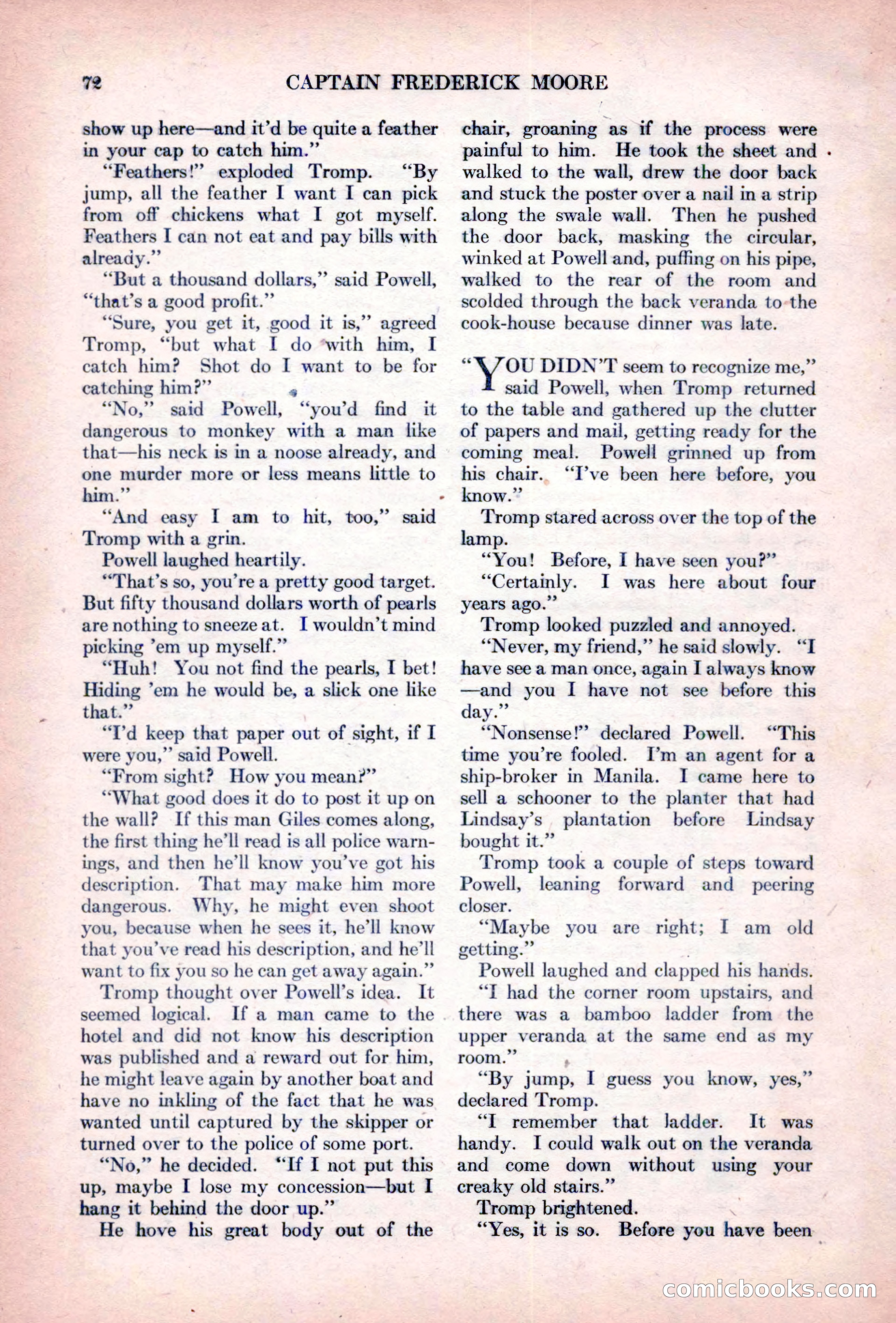 Adventure Magazine, October 15, 1927 — page 74 of 196
