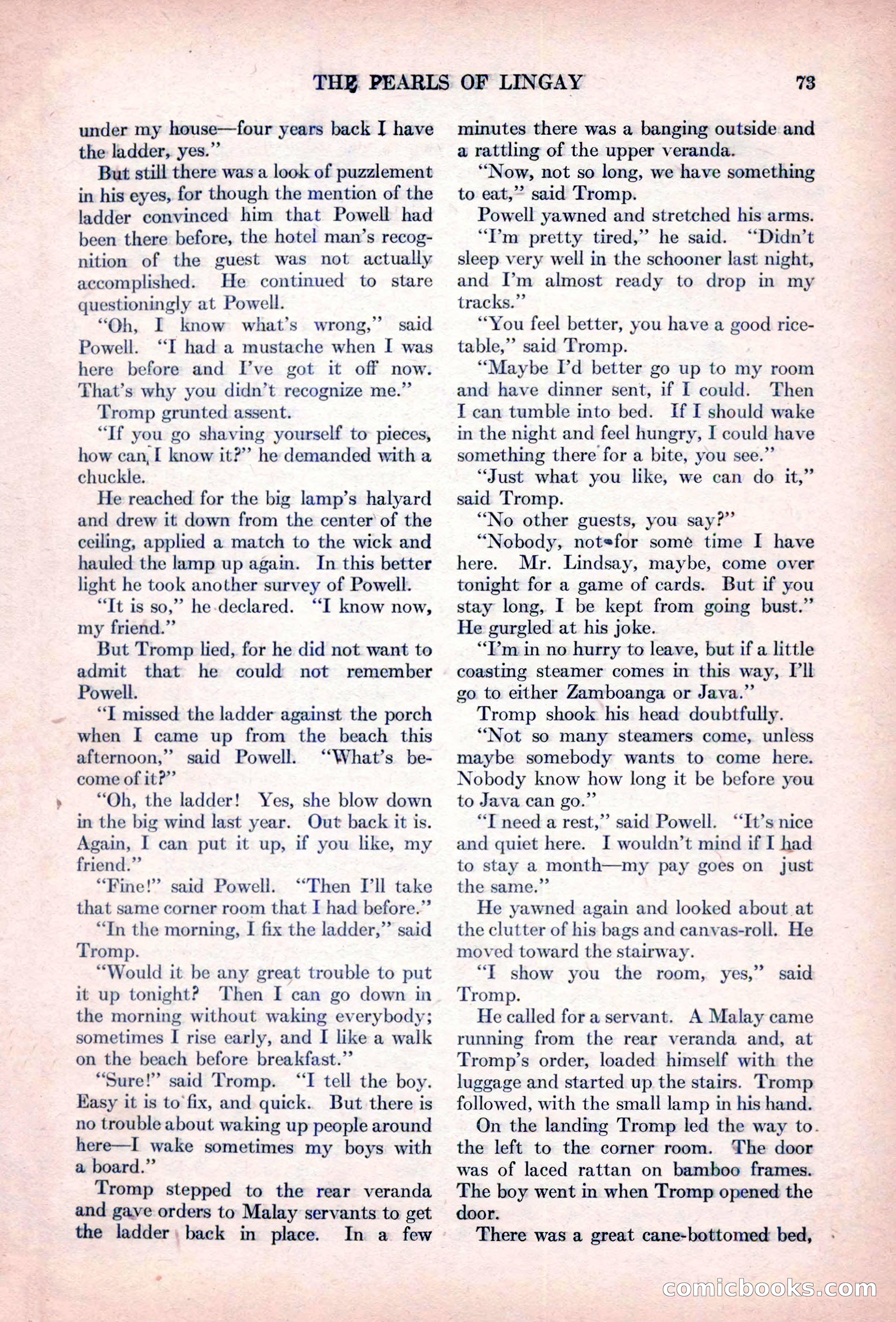 Adventure Magazine, October 15, 1927 — page 75 of 196