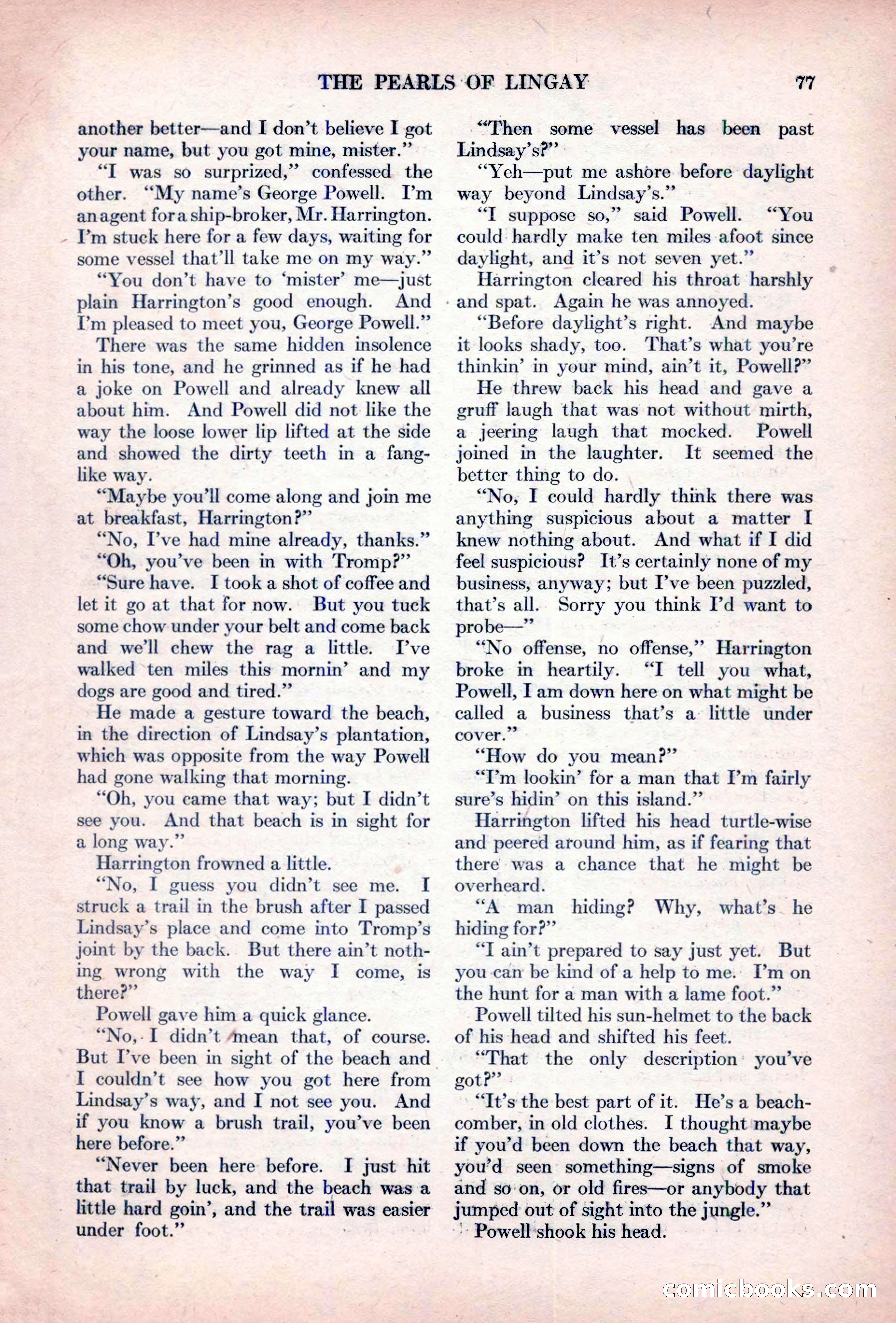 Adventure Magazine, October 15, 1927 — page 79 of 196