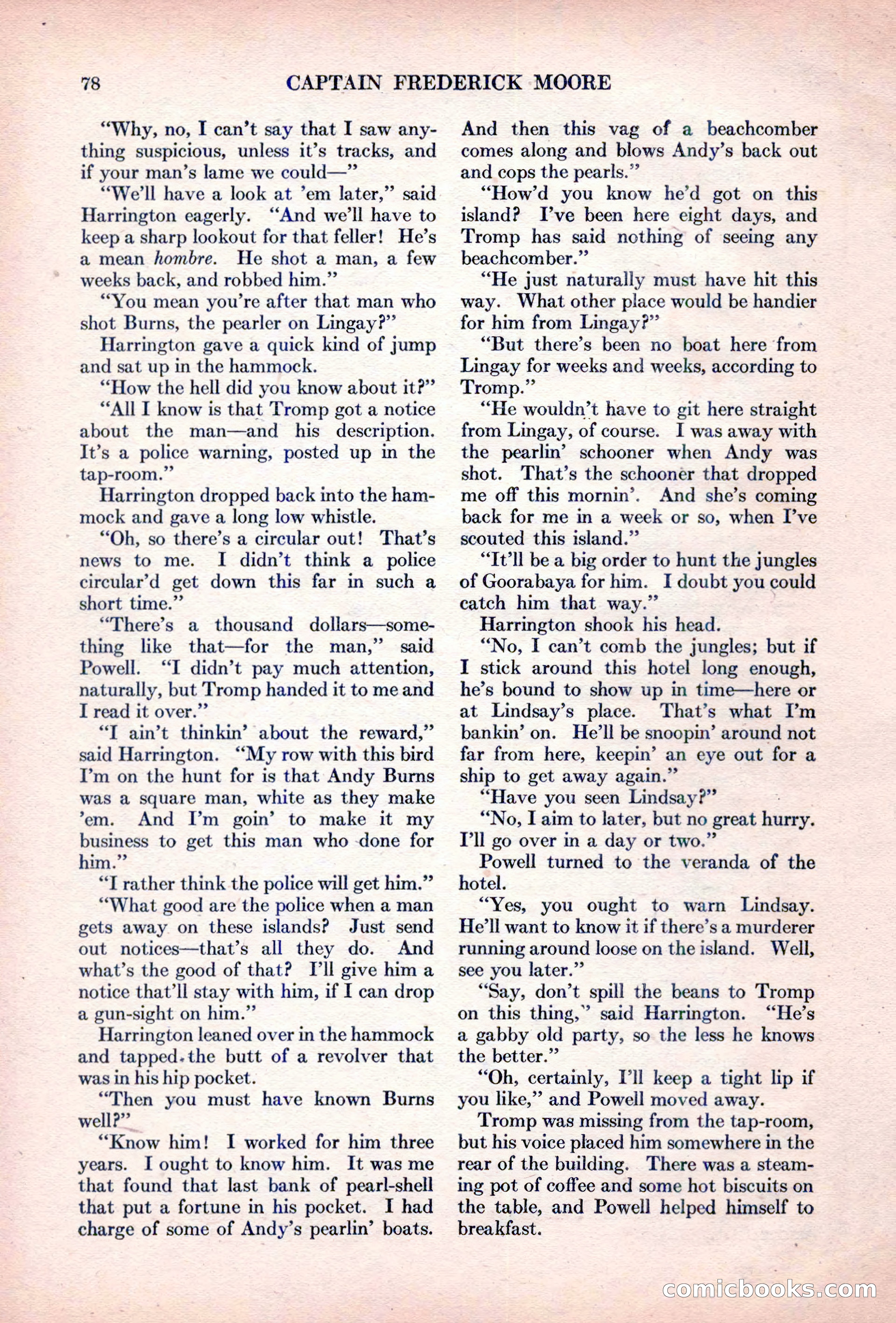 Adventure Magazine, October 15, 1927 — page 80 of 196
