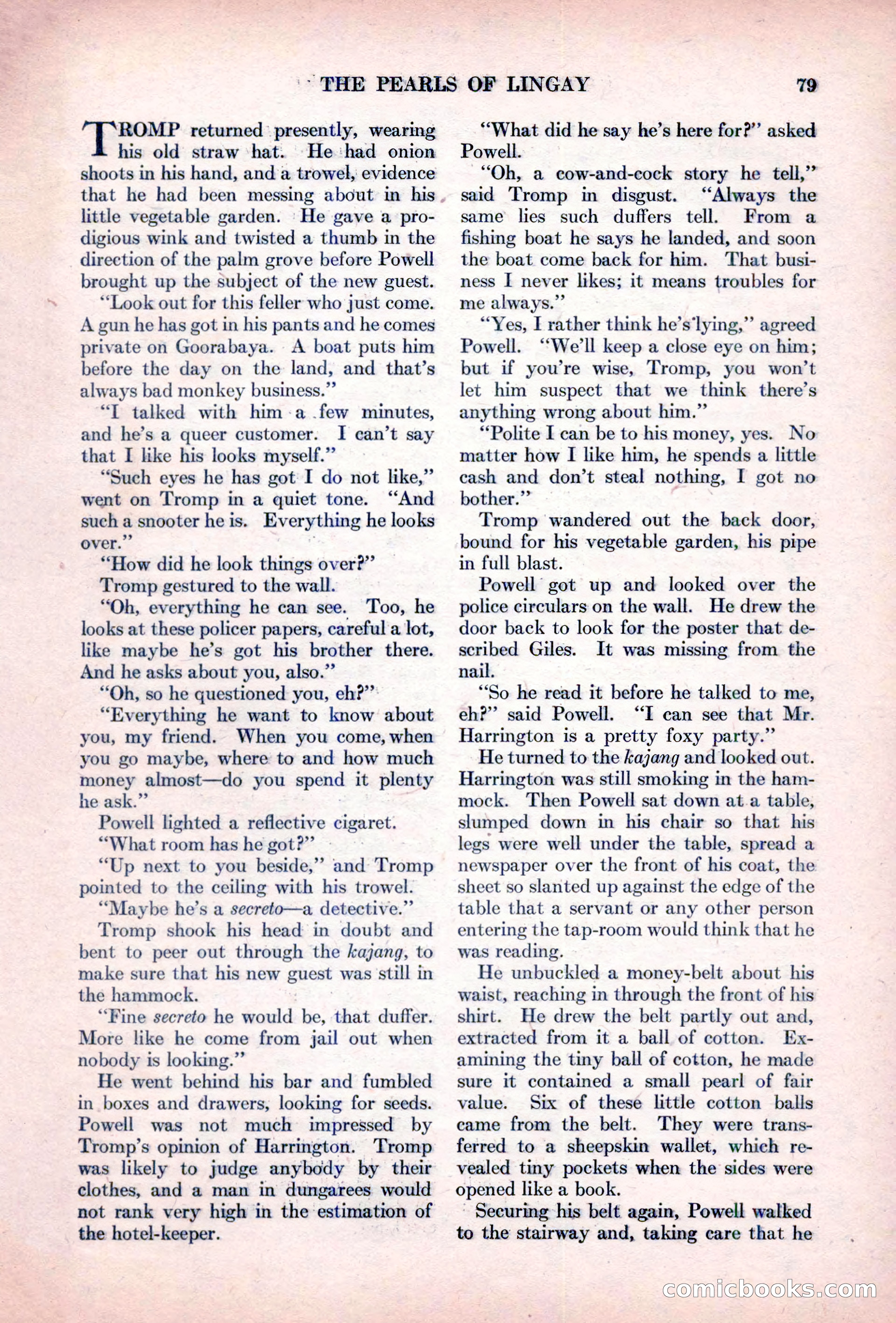 Adventure Magazine, October 15, 1927 — page 81 of 196