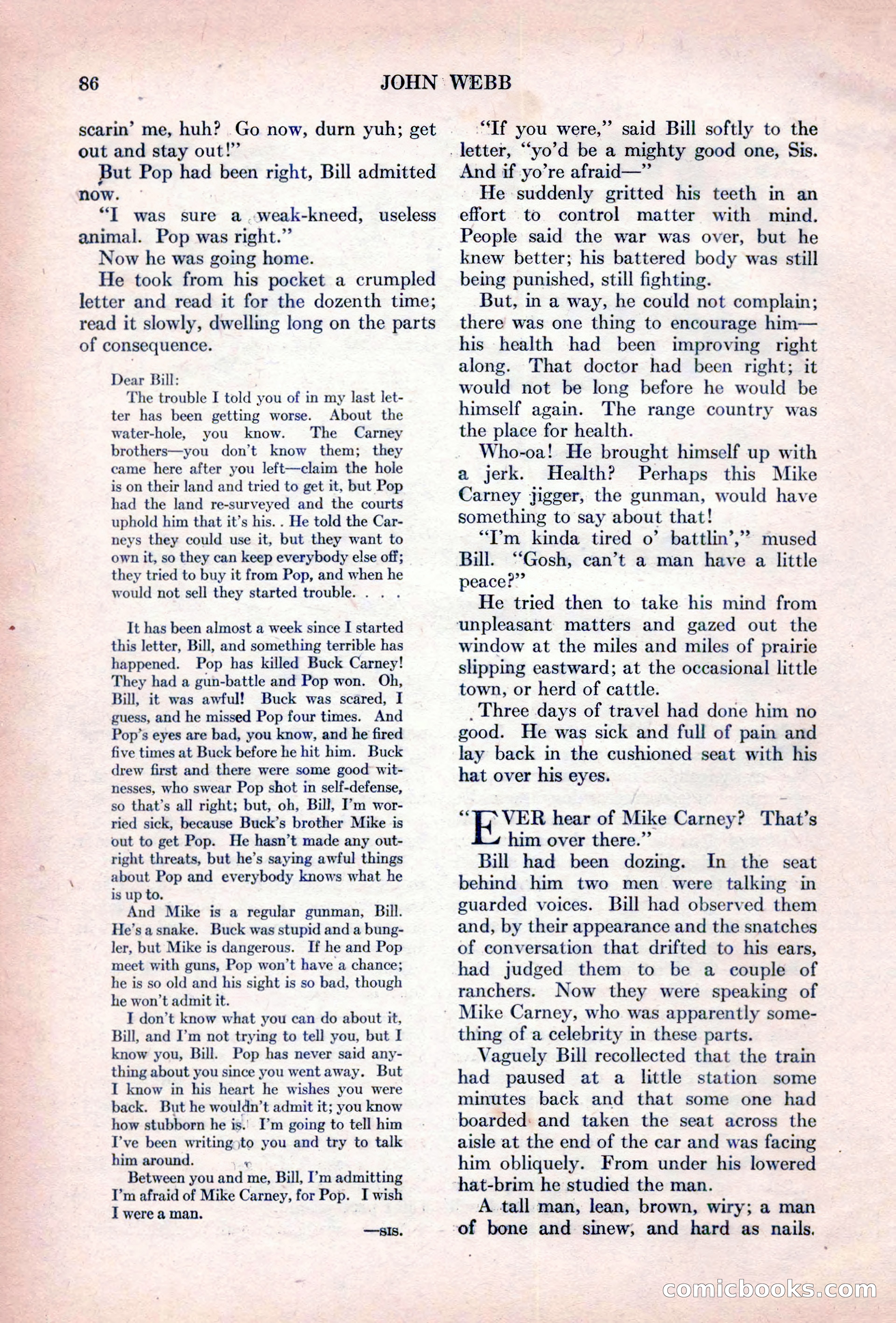 Adventure Magazine, October 15, 1927 — page 88 of 196