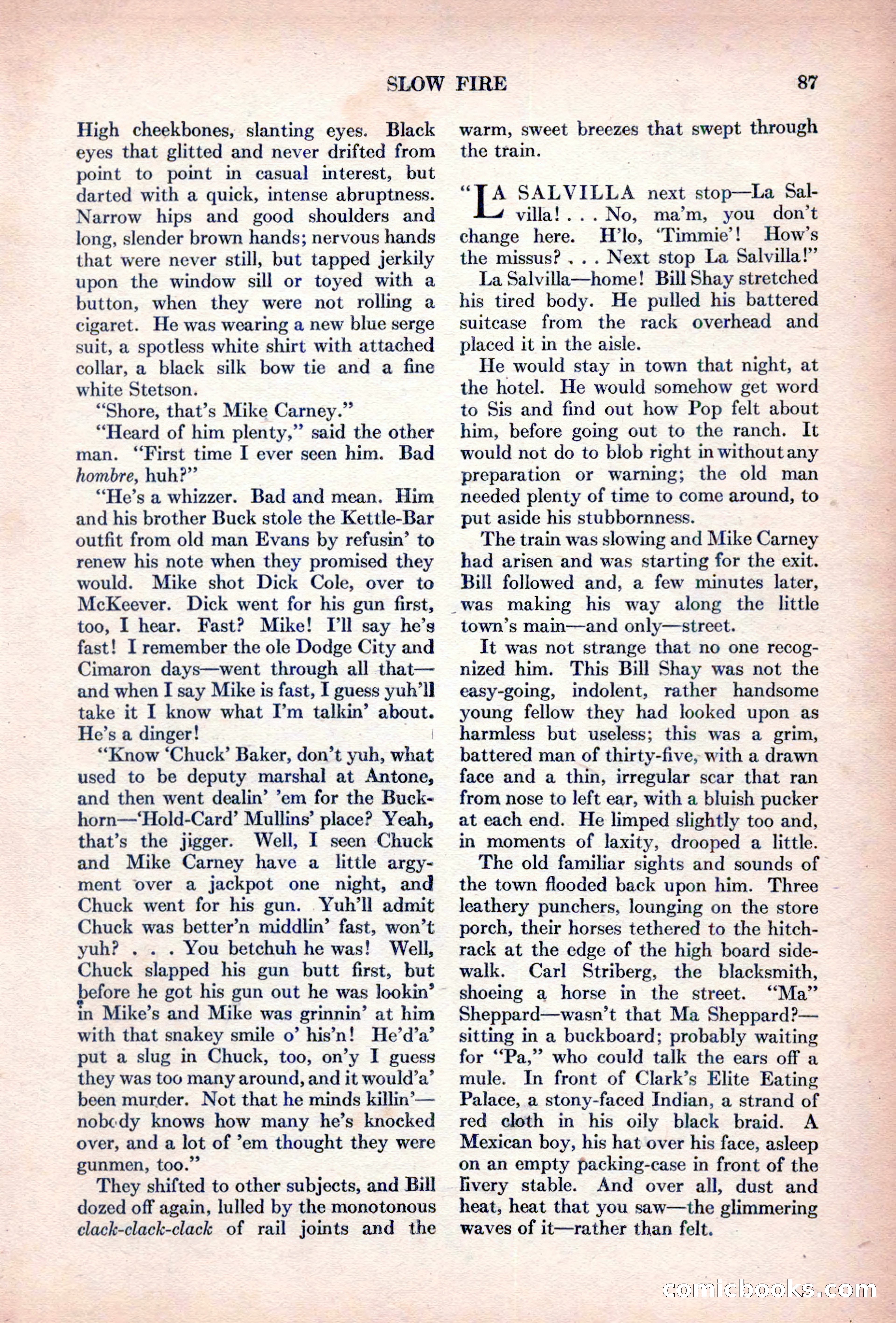 Adventure Magazine, October 15, 1927 — page 89 of 196
