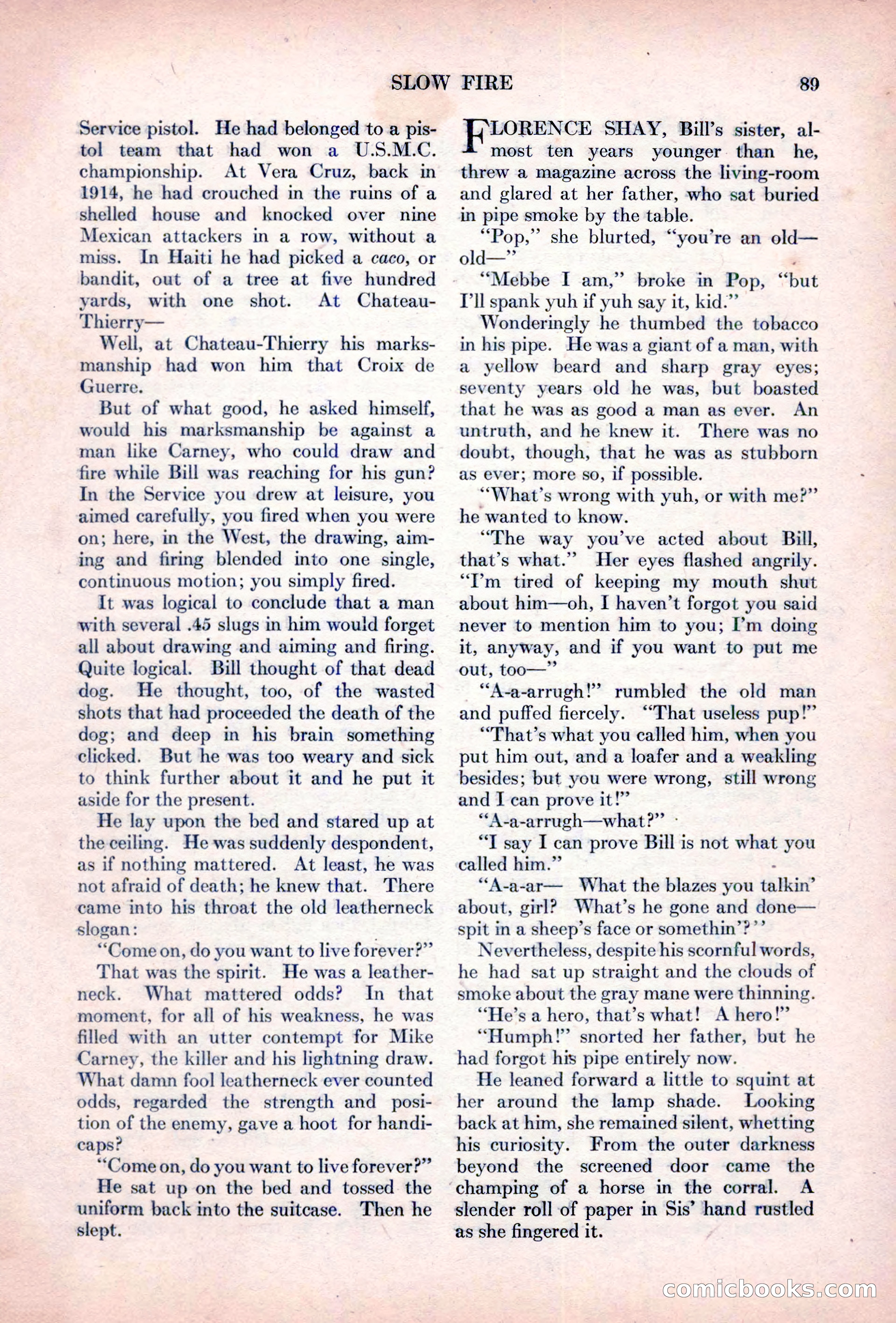 Adventure Magazine, October 15, 1927 — page 91 of 196