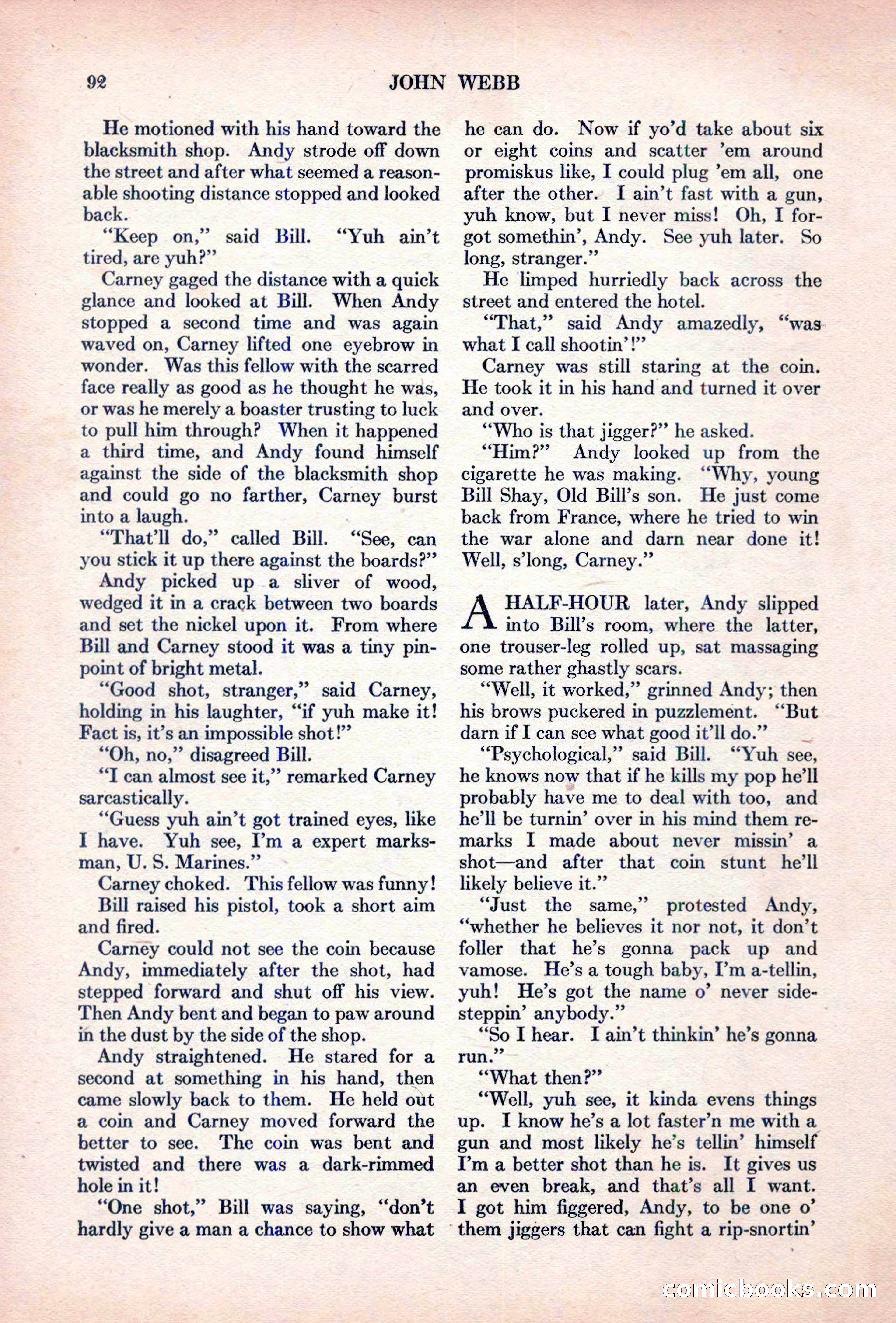 Adventure Magazine, October 15, 1927 — page 94 of 196