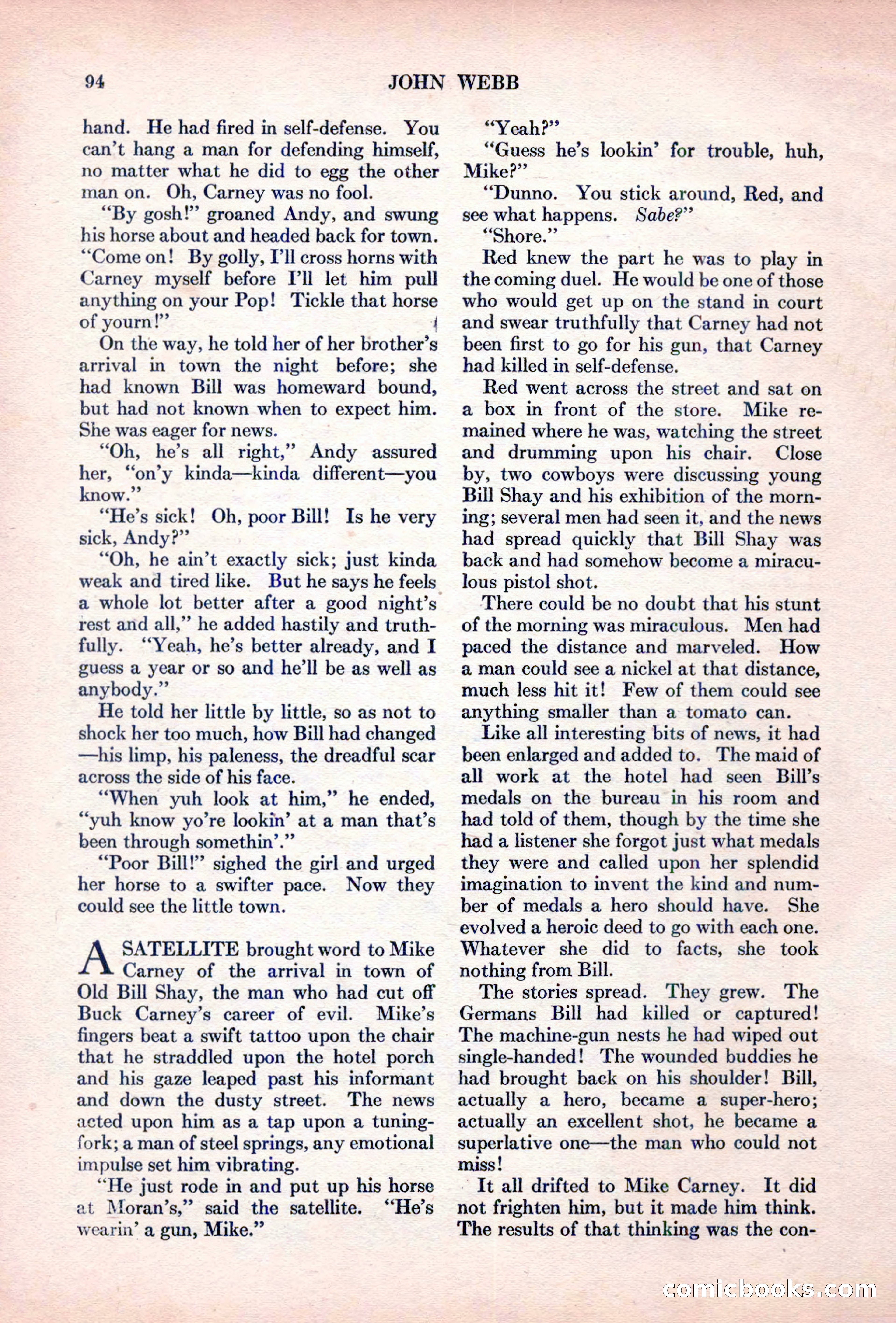 Adventure Magazine, October 15, 1927 — page 96 of 196
