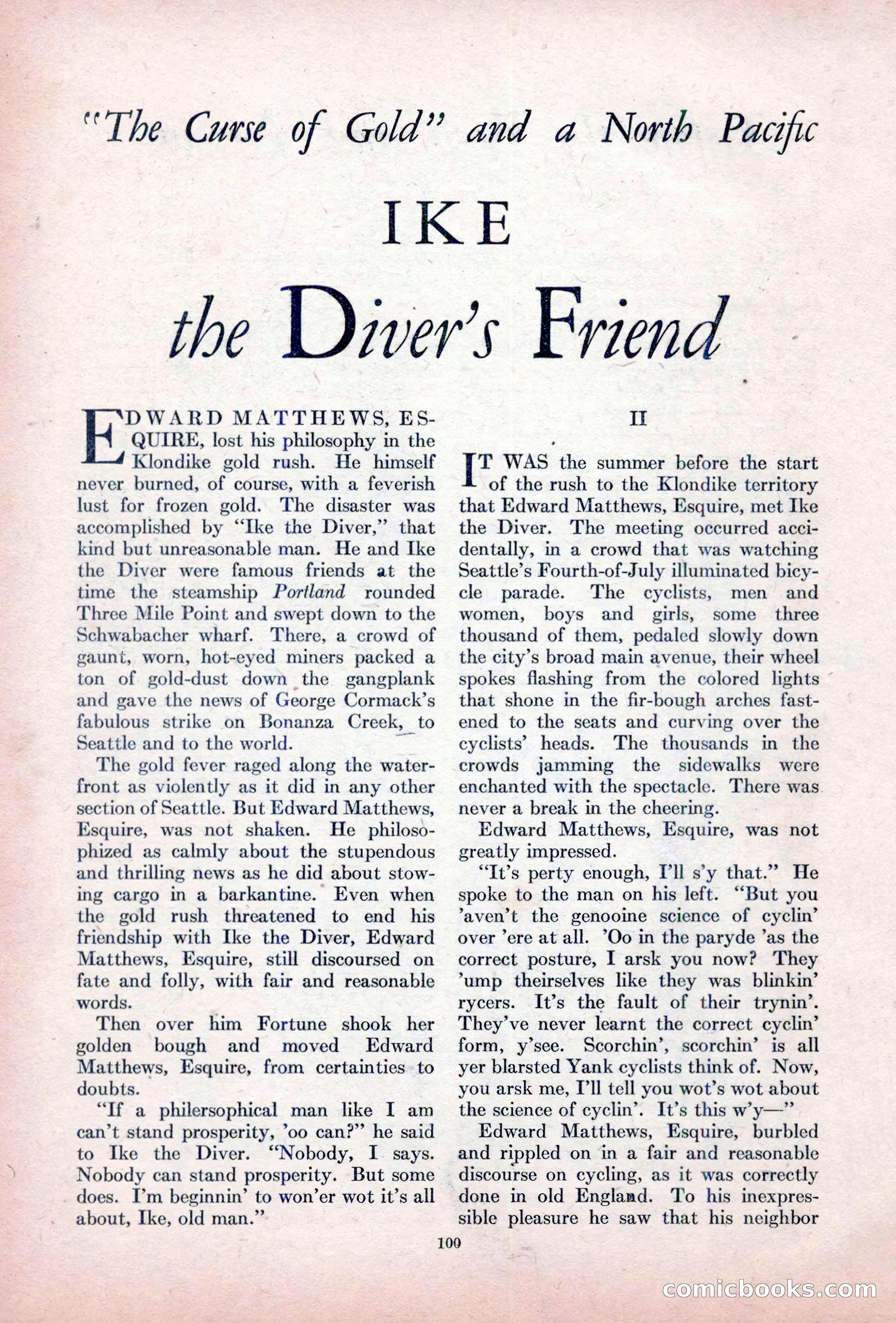 Adventure Magazine, October 15, 1927 — page 102 of 196