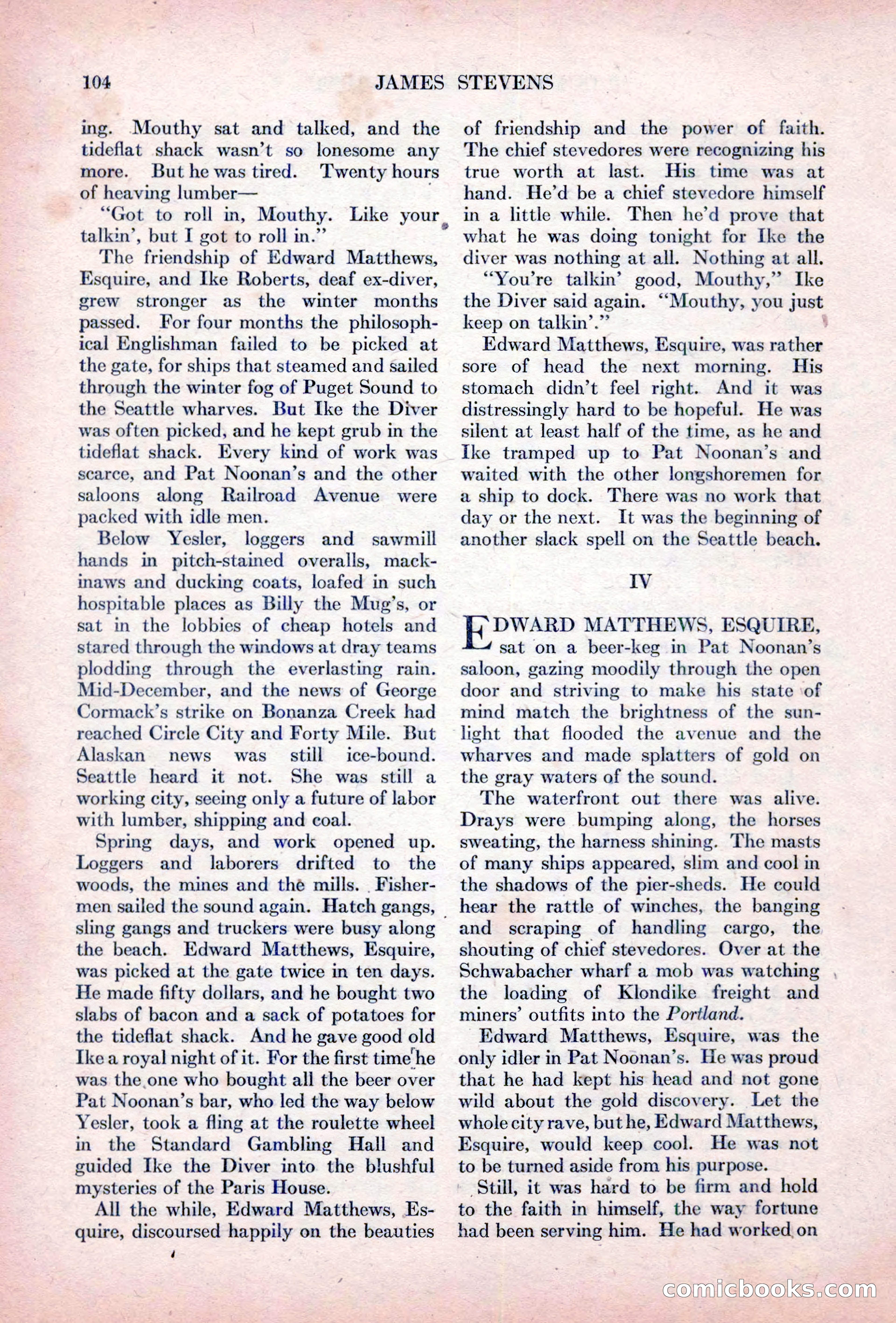 Adventure Magazine, October 15, 1927 — page 106 of 196