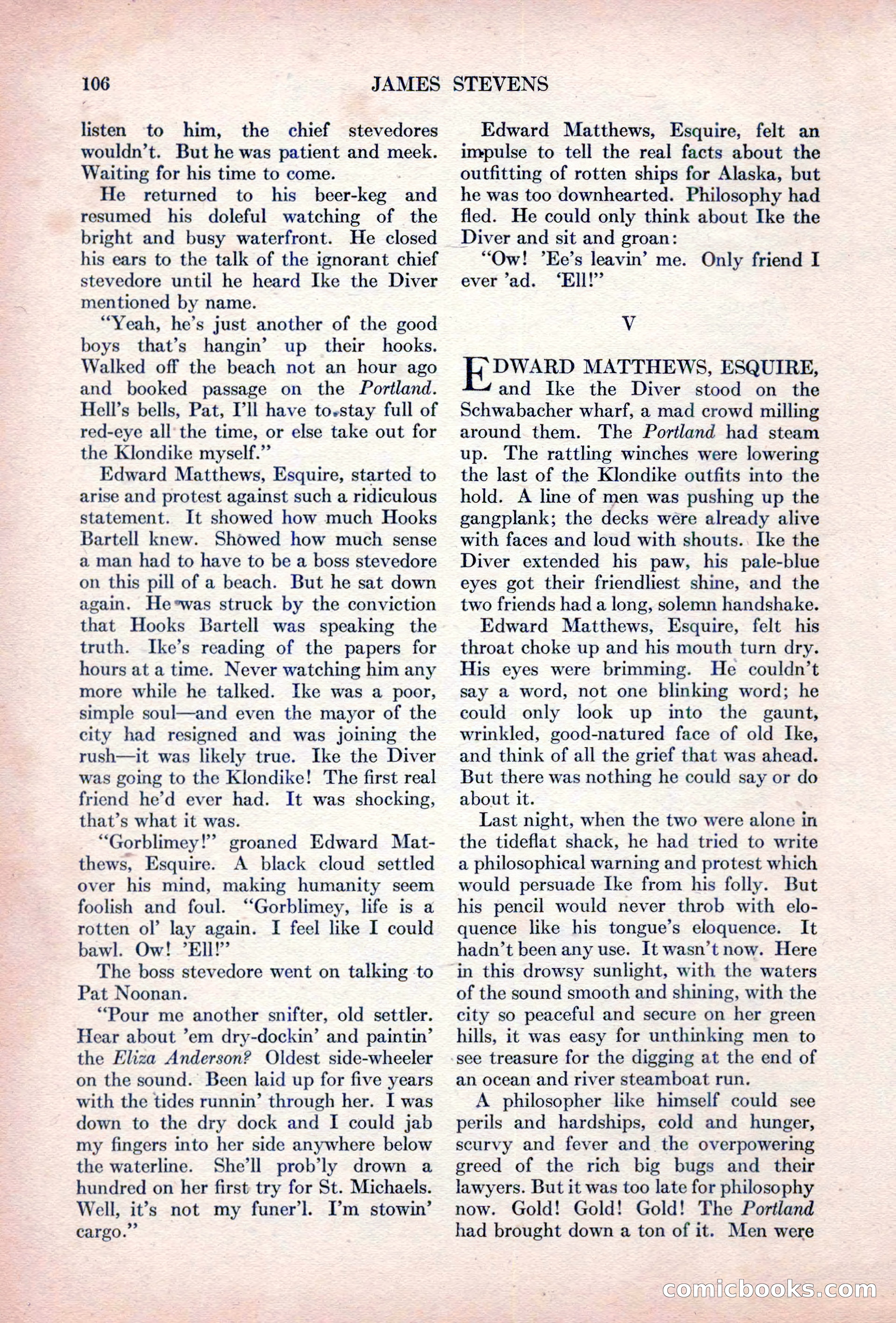 Adventure Magazine, October 15, 1927 — page 108 of 196