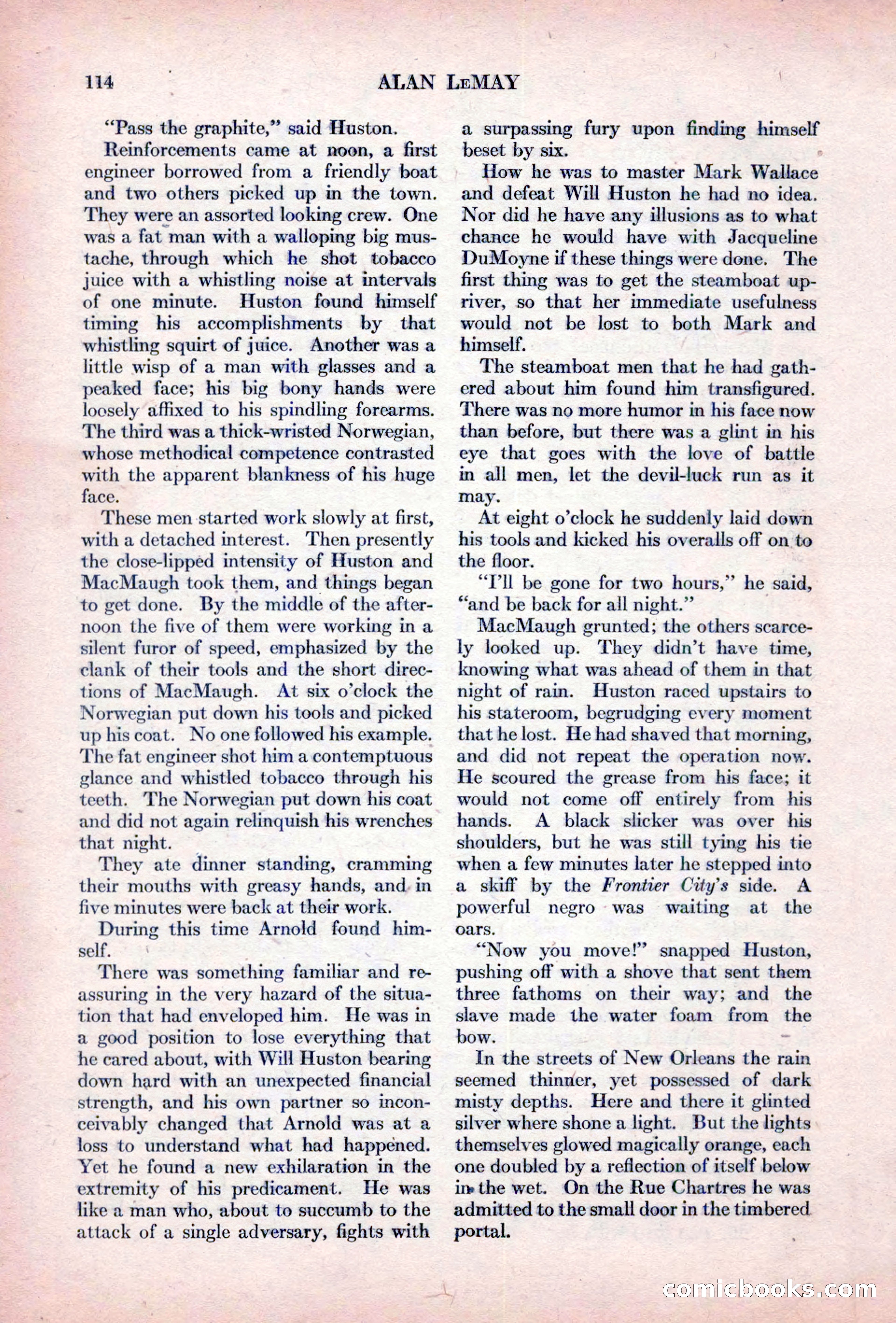 Adventure Magazine, October 15, 1927 — page 116 of 196