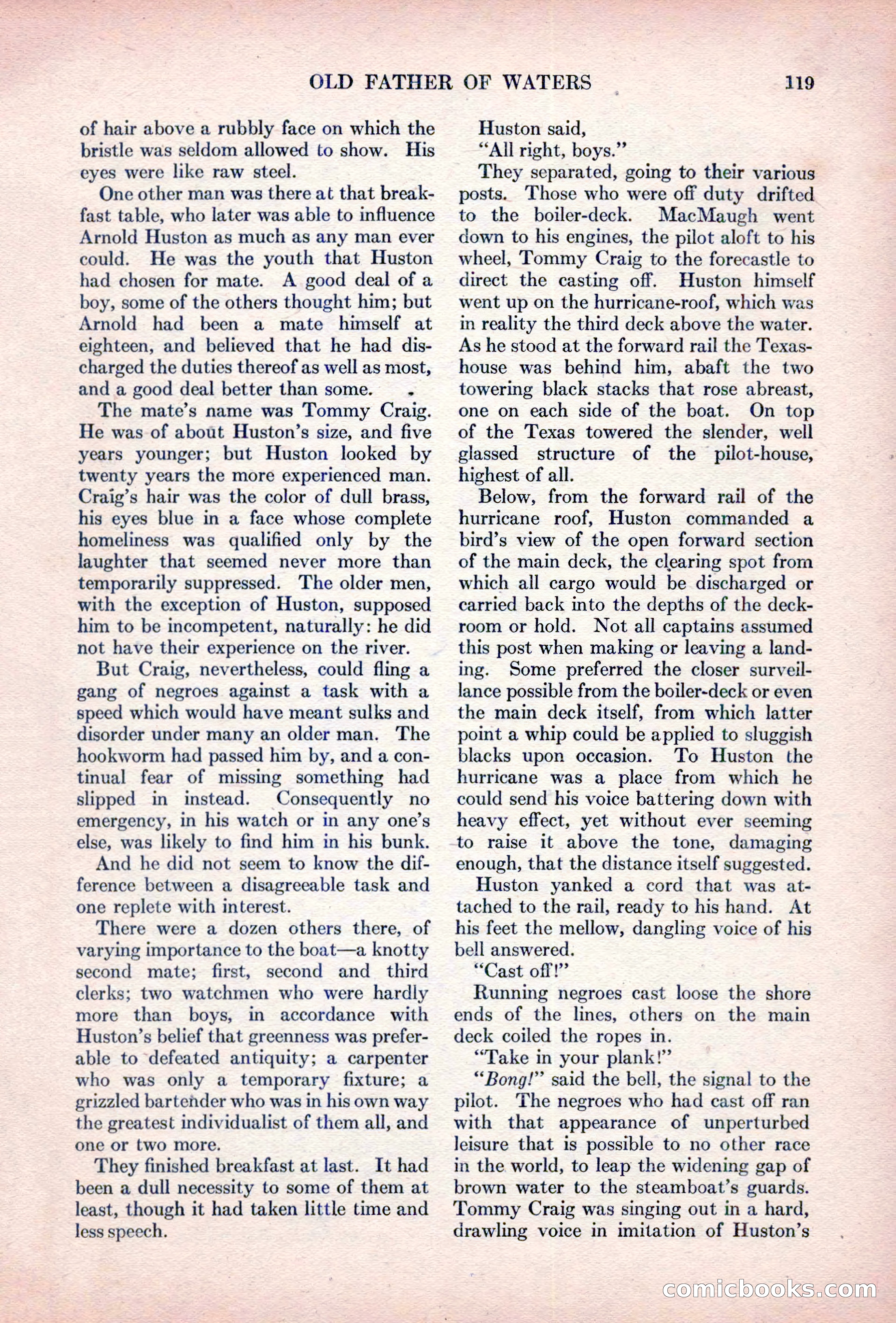 Adventure Magazine, October 15, 1927 — page 121 of 196