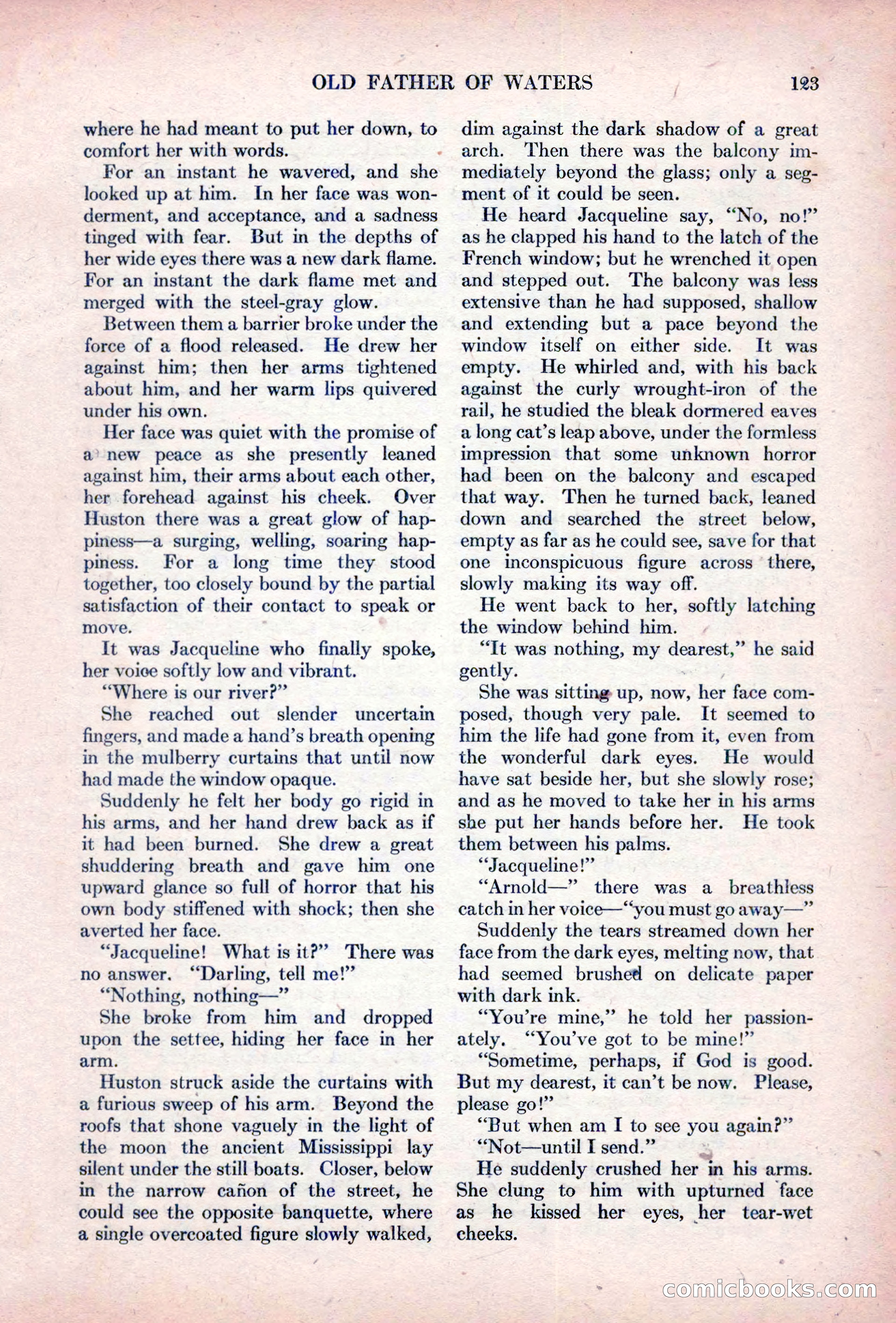 Adventure Magazine, October 15, 1927 — page 125 of 196