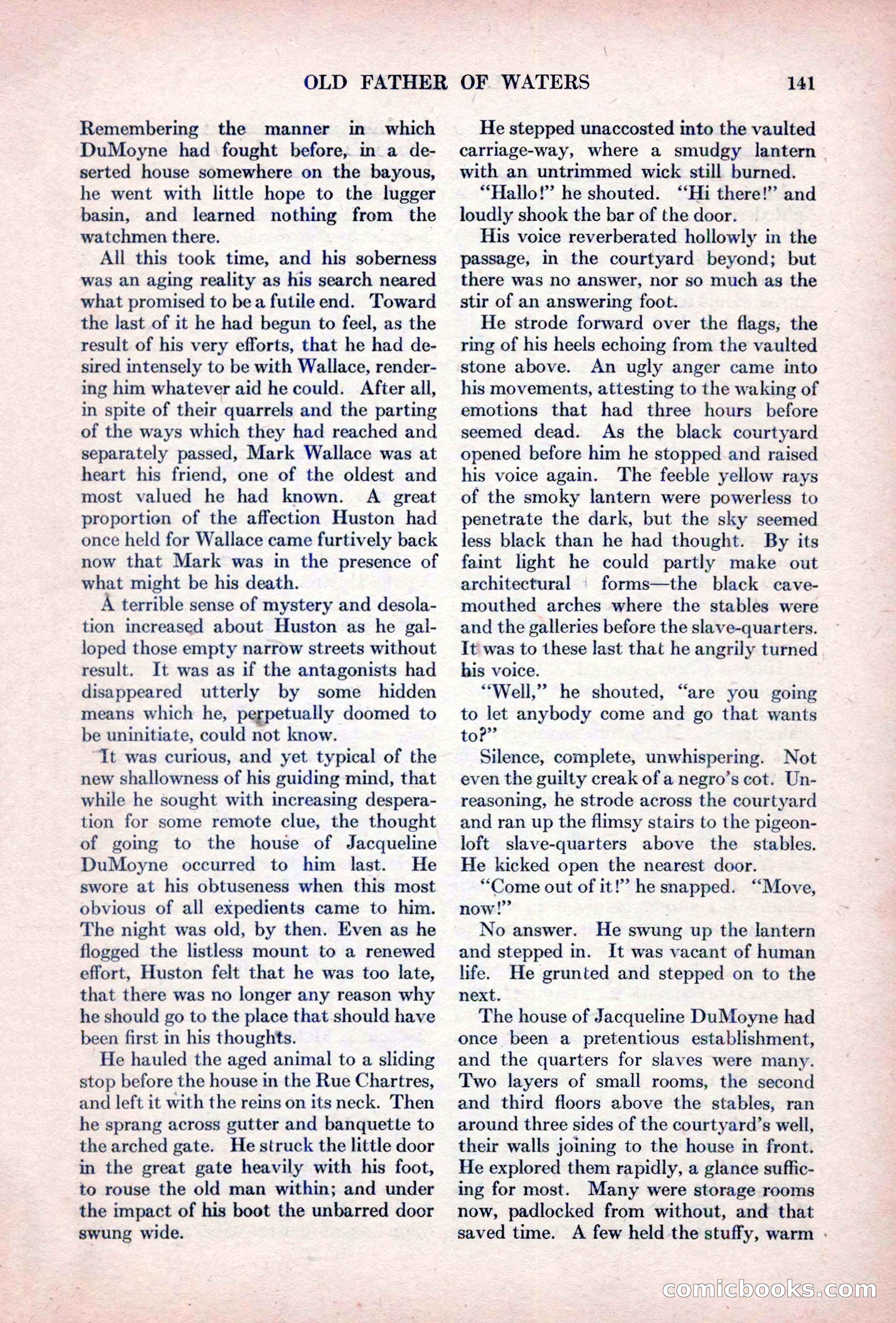 Adventure Magazine, October 15, 1927 — page 143 of 196