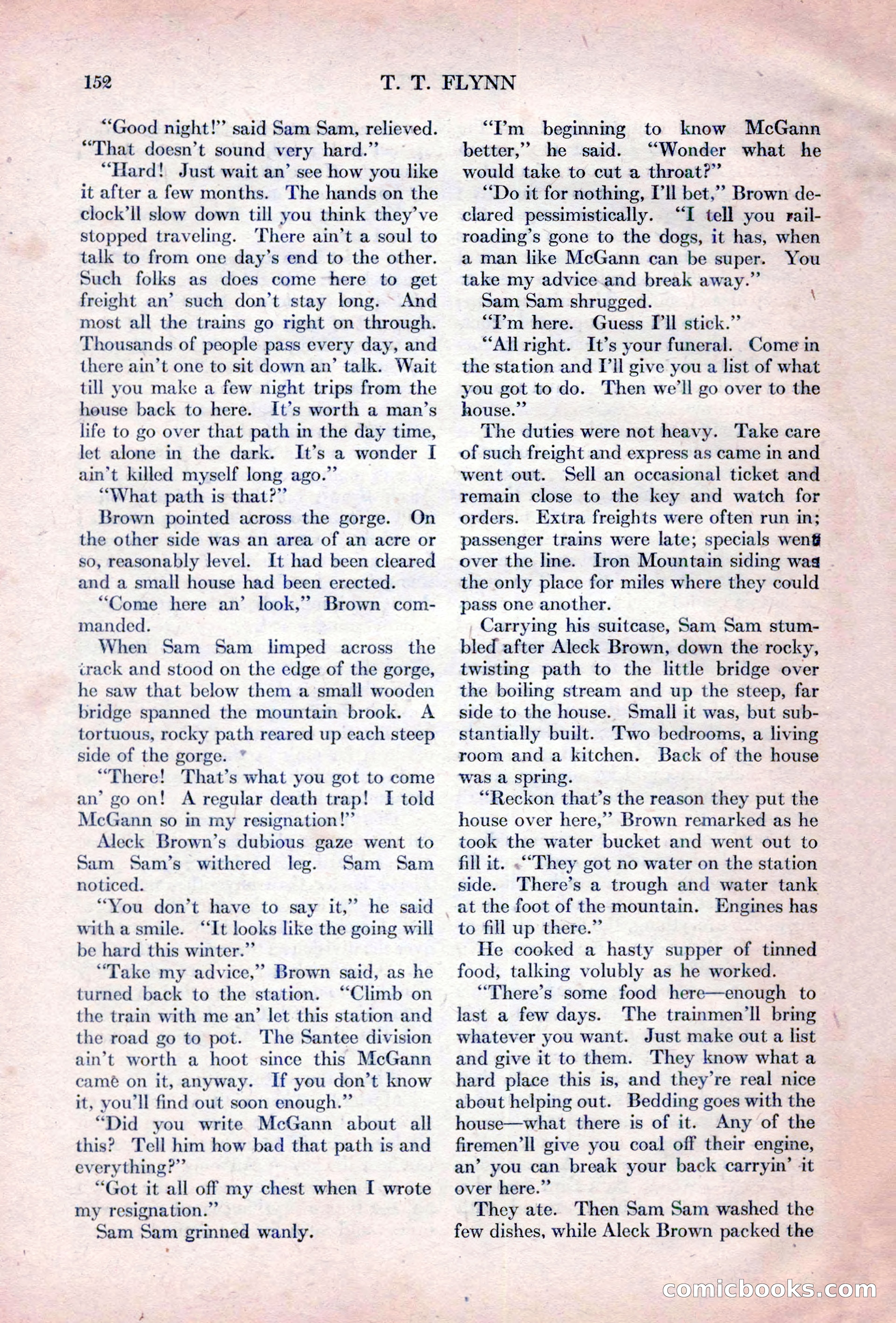 Adventure Magazine, October 15, 1927 — page 154 of 196