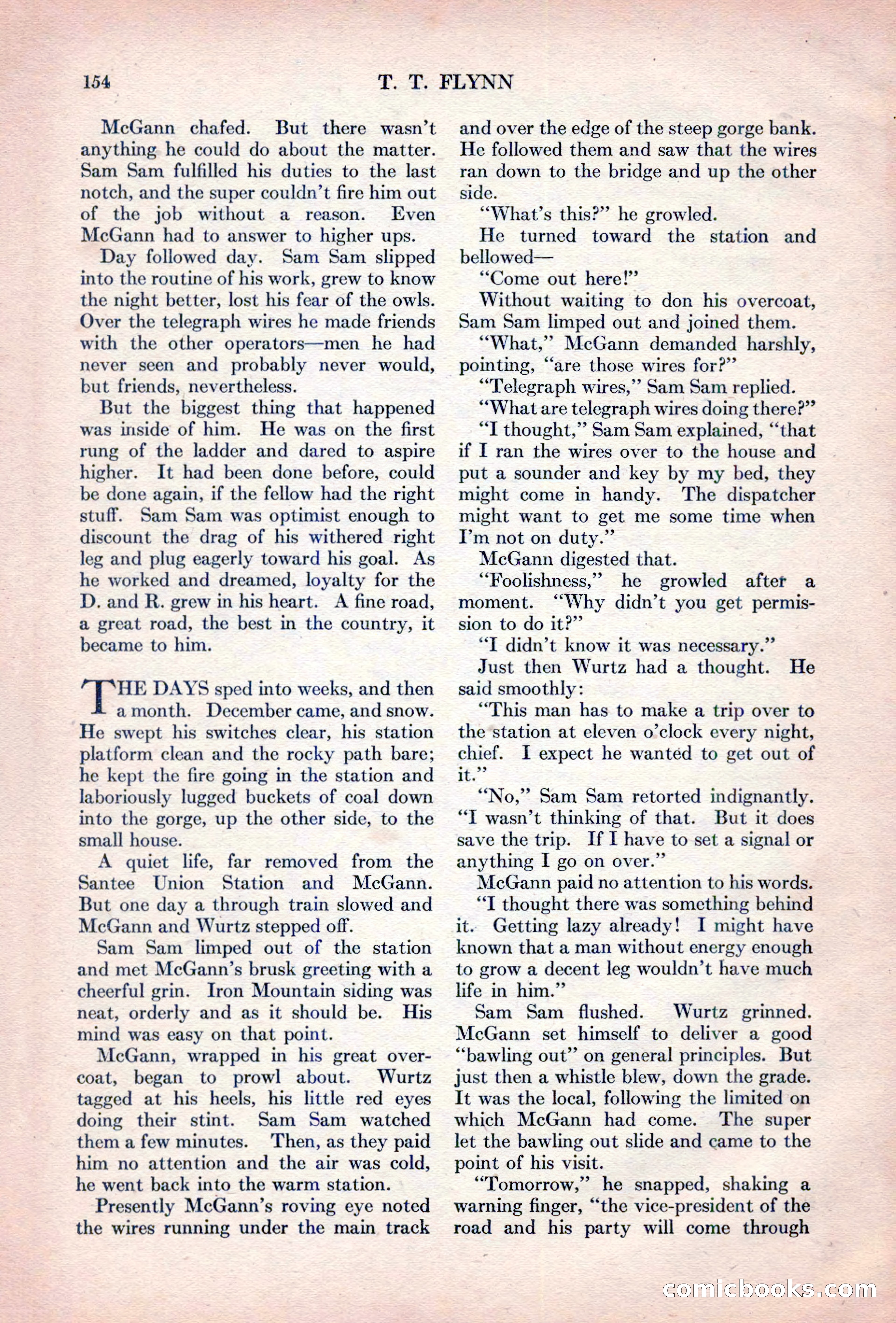 Adventure Magazine, October 15, 1927 — page 156 of 196