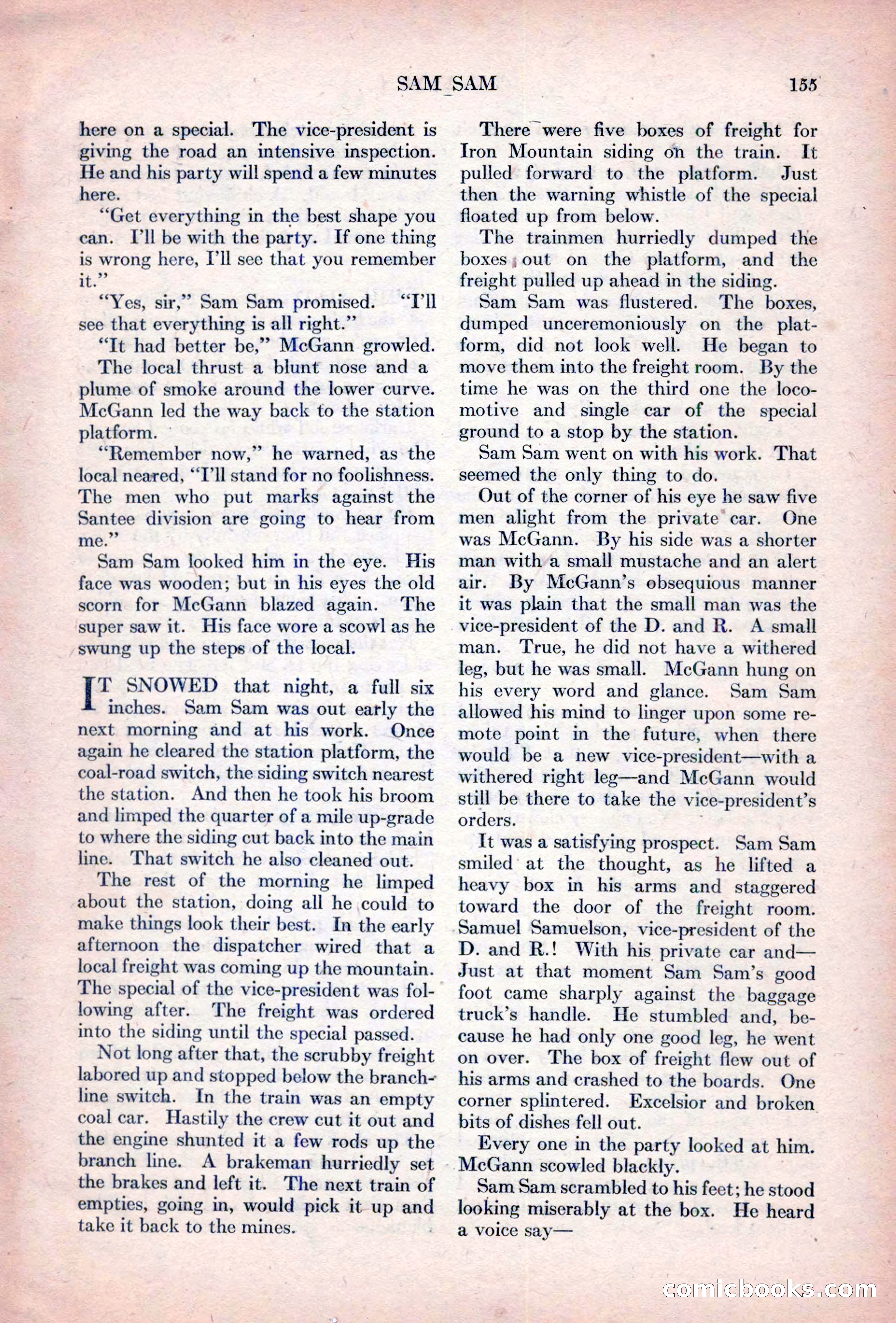 Adventure Magazine, October 15, 1927 — page 157 of 196