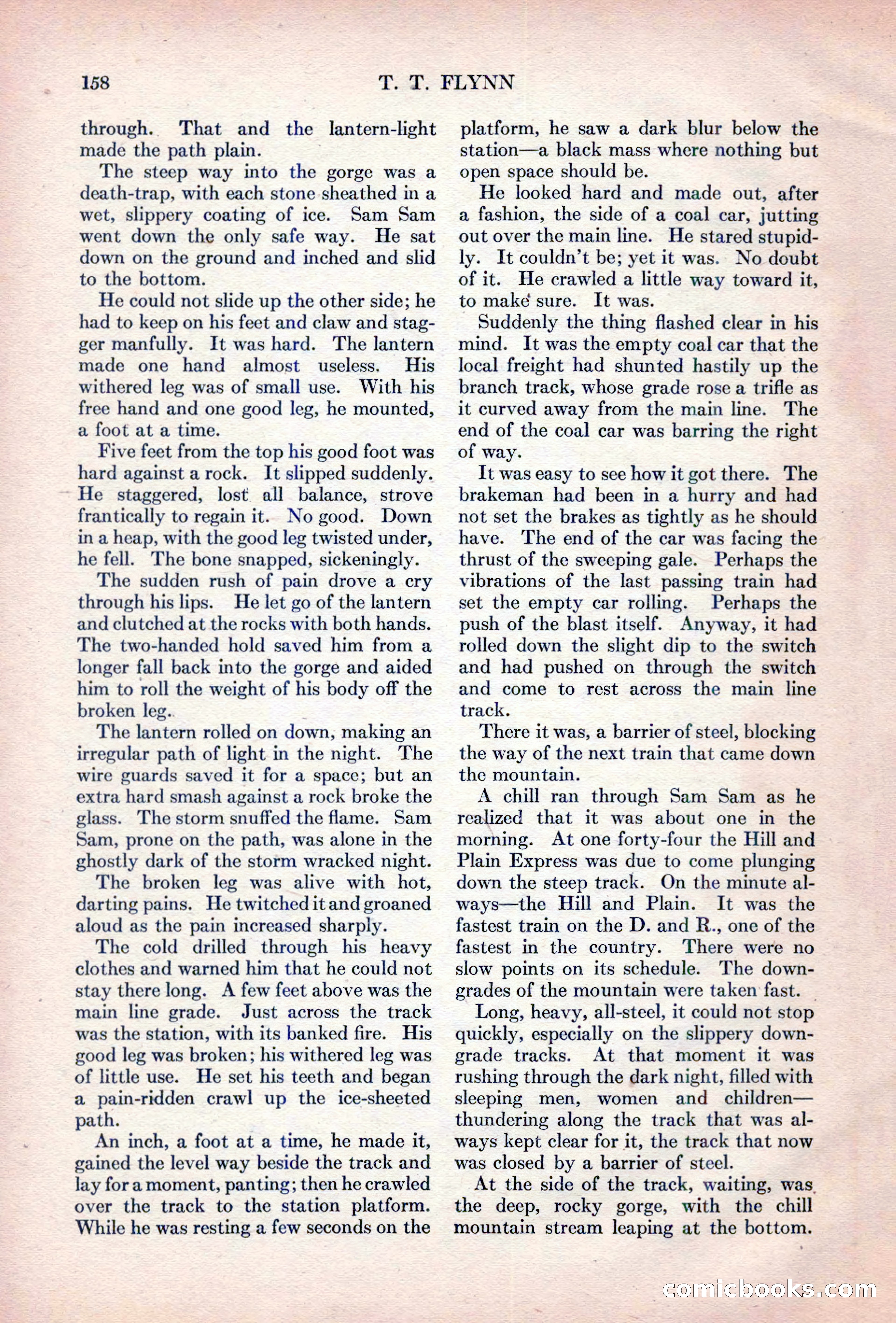Adventure Magazine, October 15, 1927 — page 160 of 196