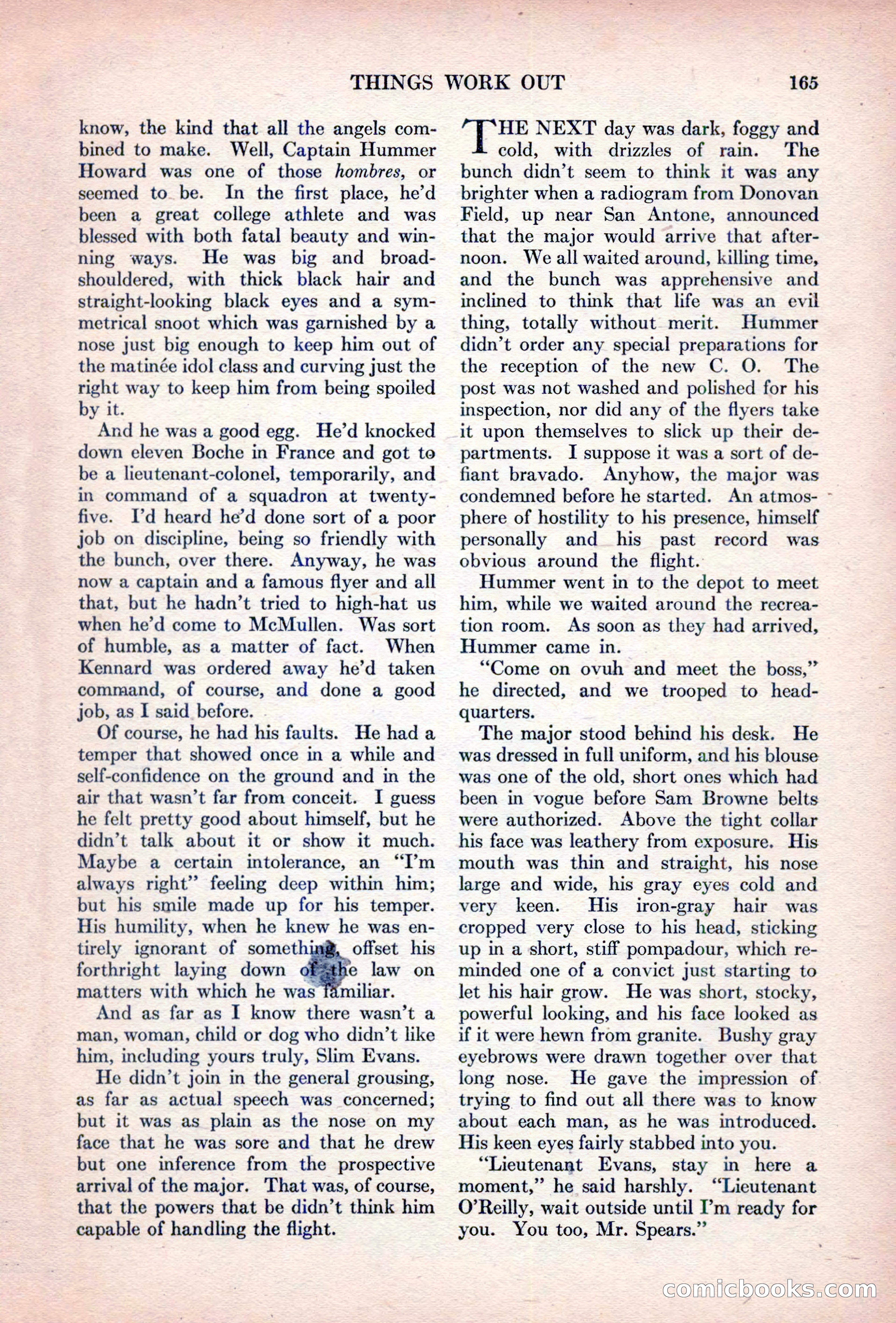 Adventure Magazine, October 15, 1927 — page 167 of 196