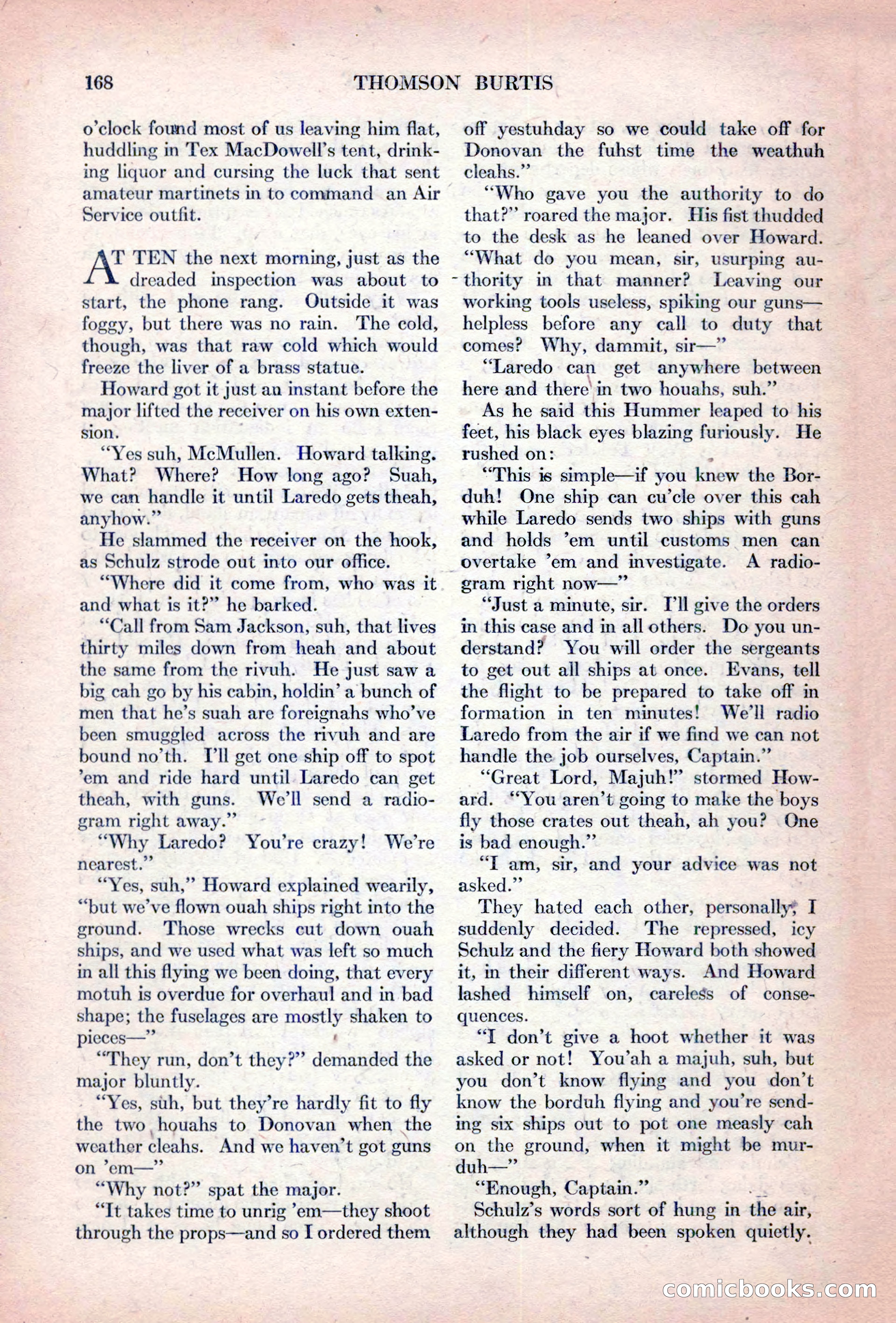 Adventure Magazine, October 15, 1927 — page 170 of 196