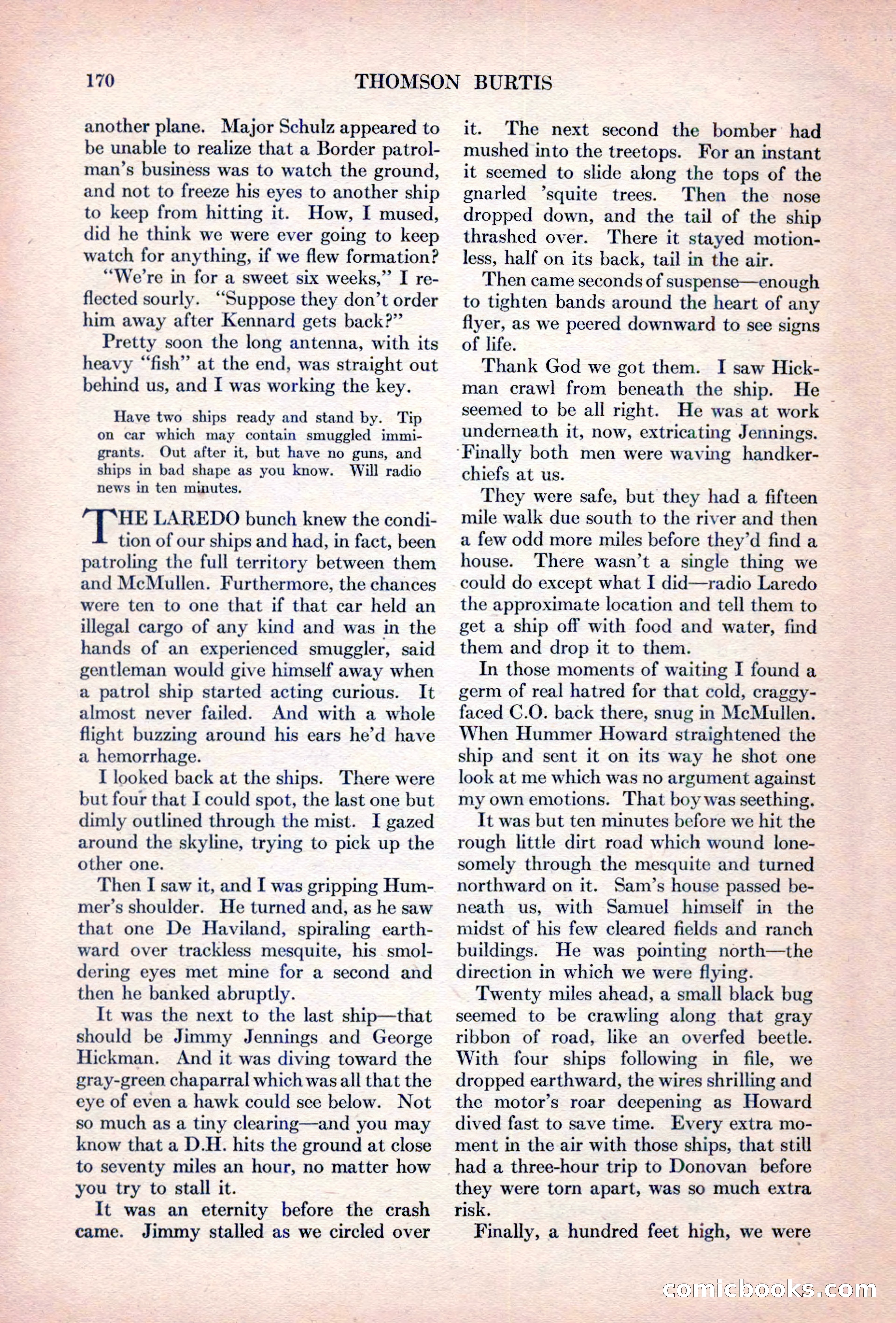 Adventure Magazine, October 15, 1927 — page 172 of 196