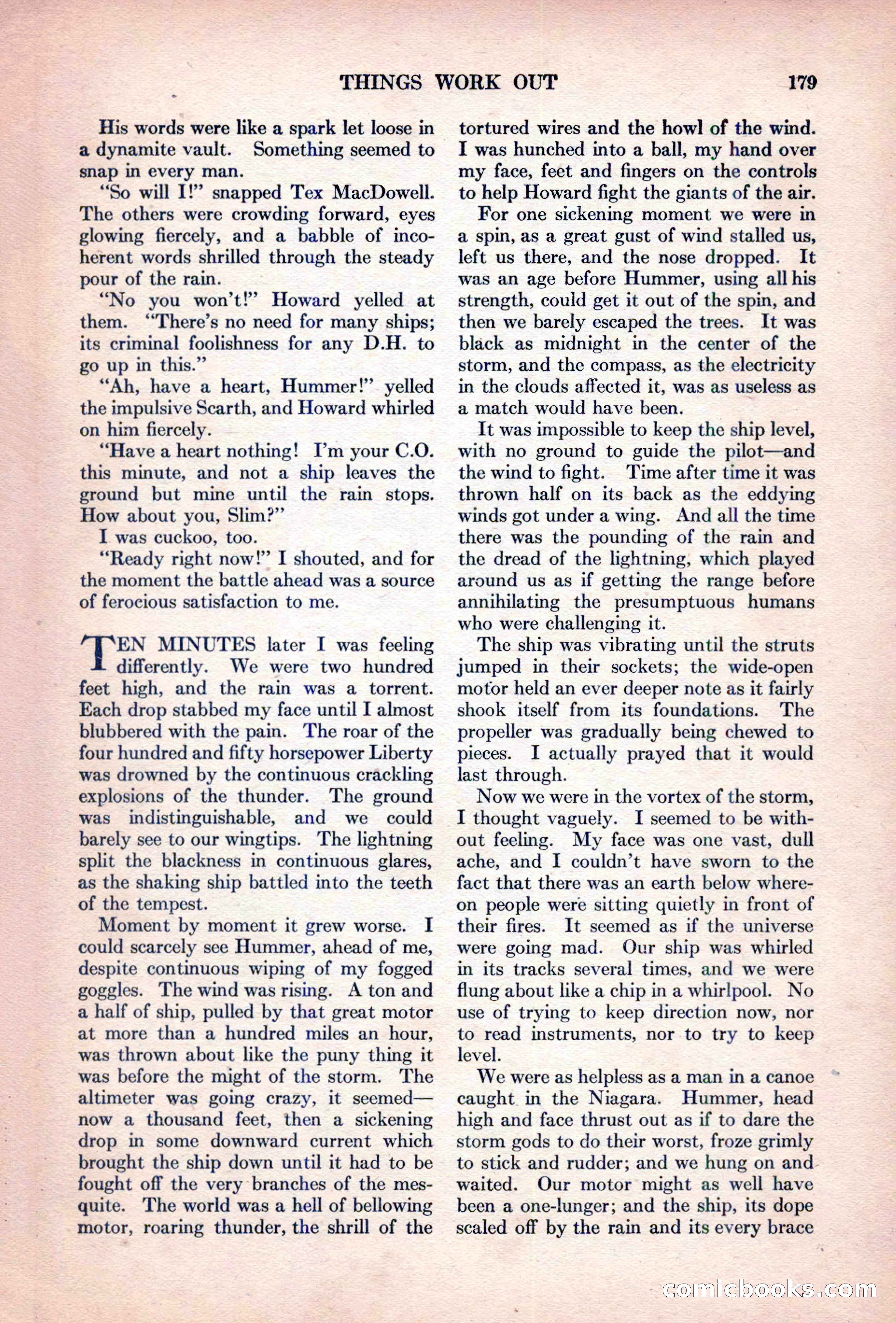 Adventure Magazine, October 15, 1927 — page 181 of 196