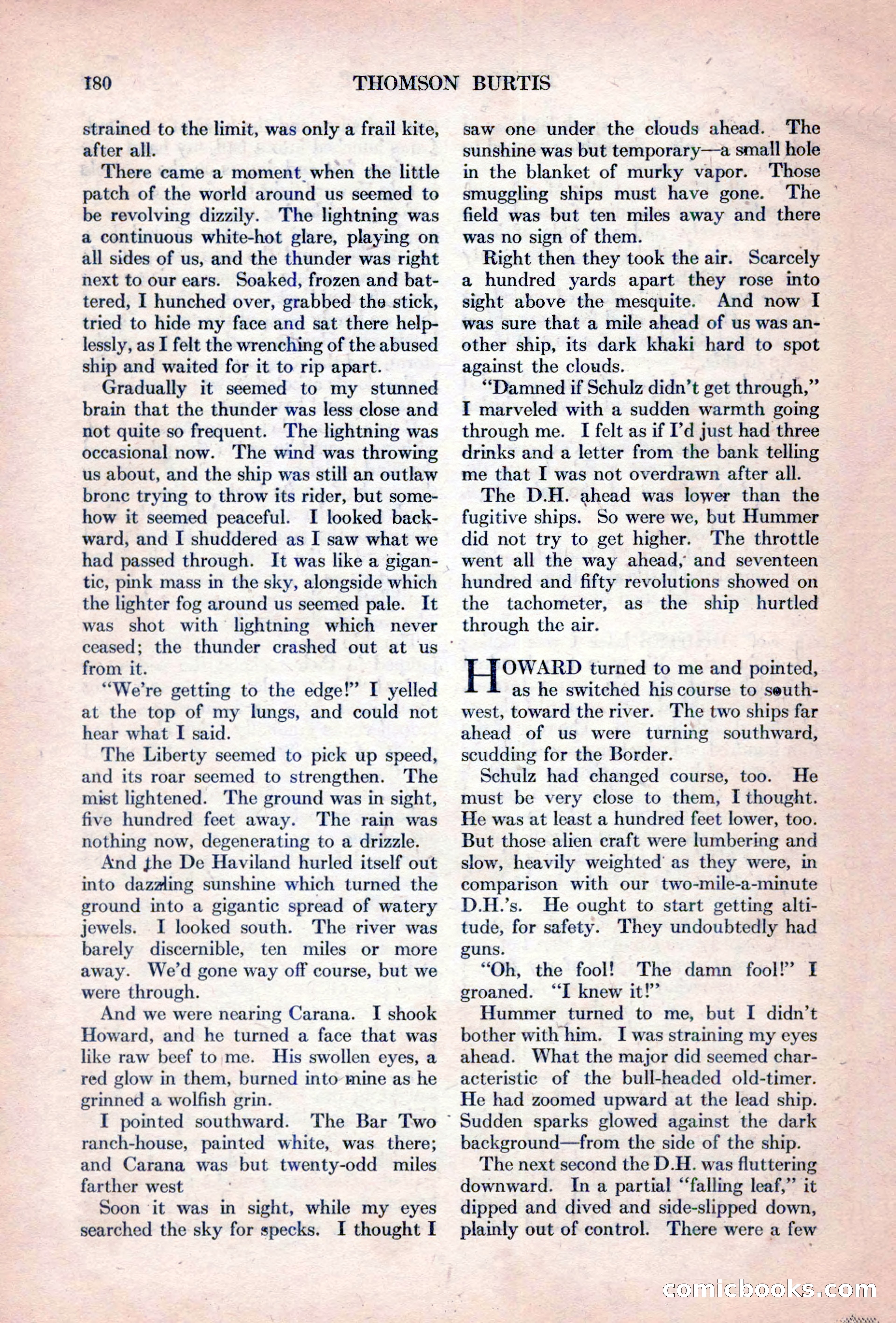 Adventure Magazine, October 15, 1927 — page 182 of 196