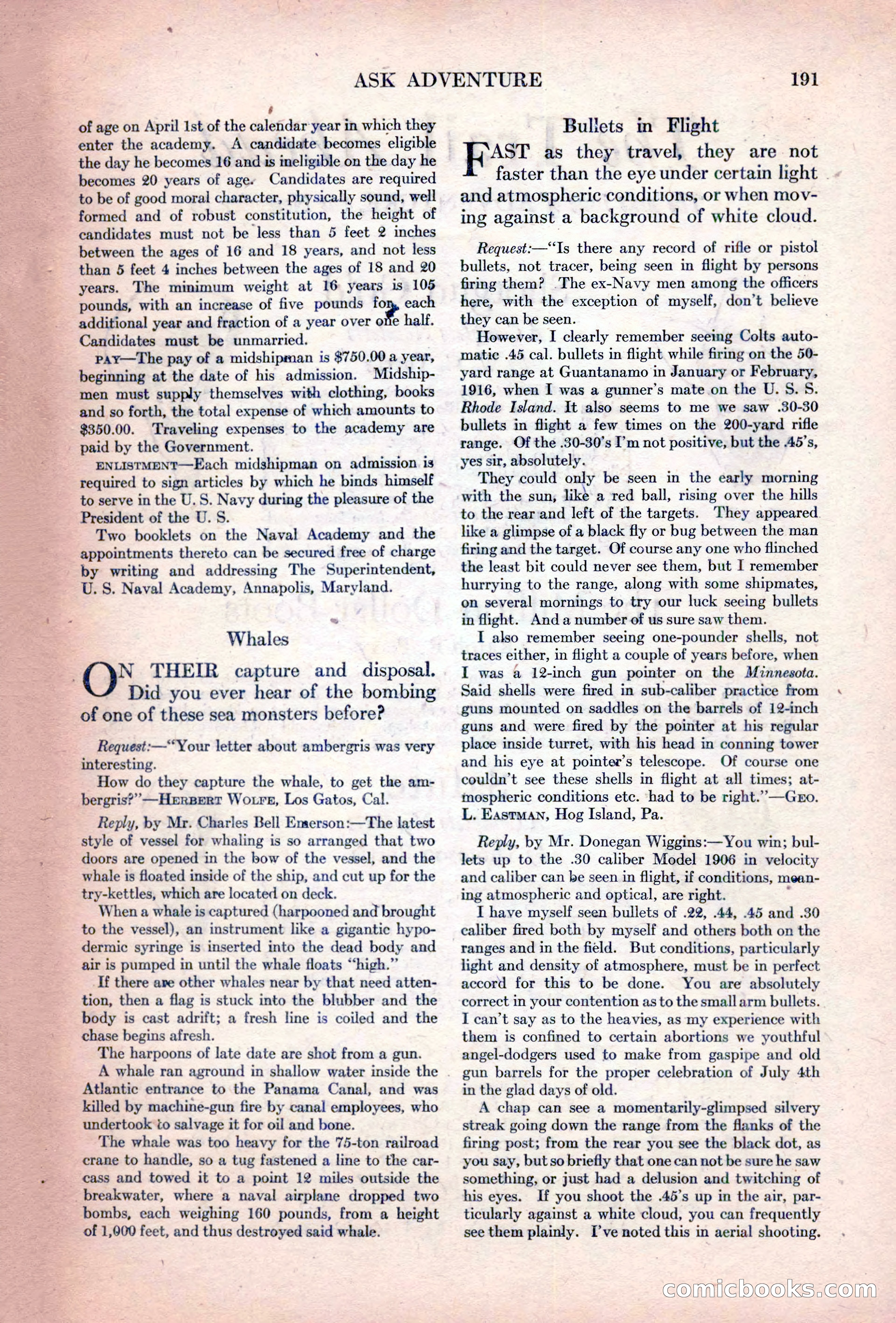 Adventure Magazine, October 15, 1927 — page 193 of 196