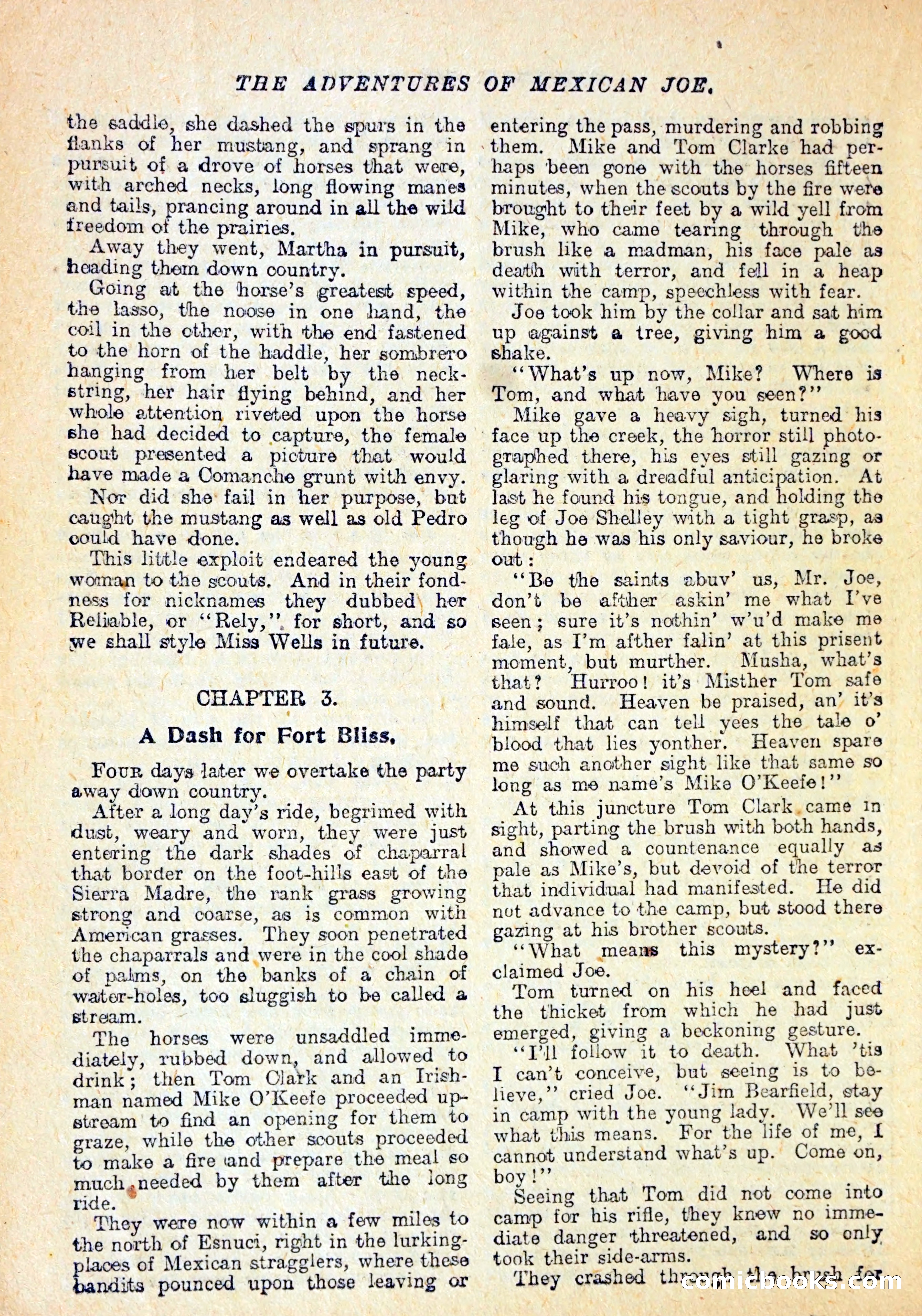 Buffalo Bill Library No. 147: The Adventures of Mexican Joe — page 11 of 37